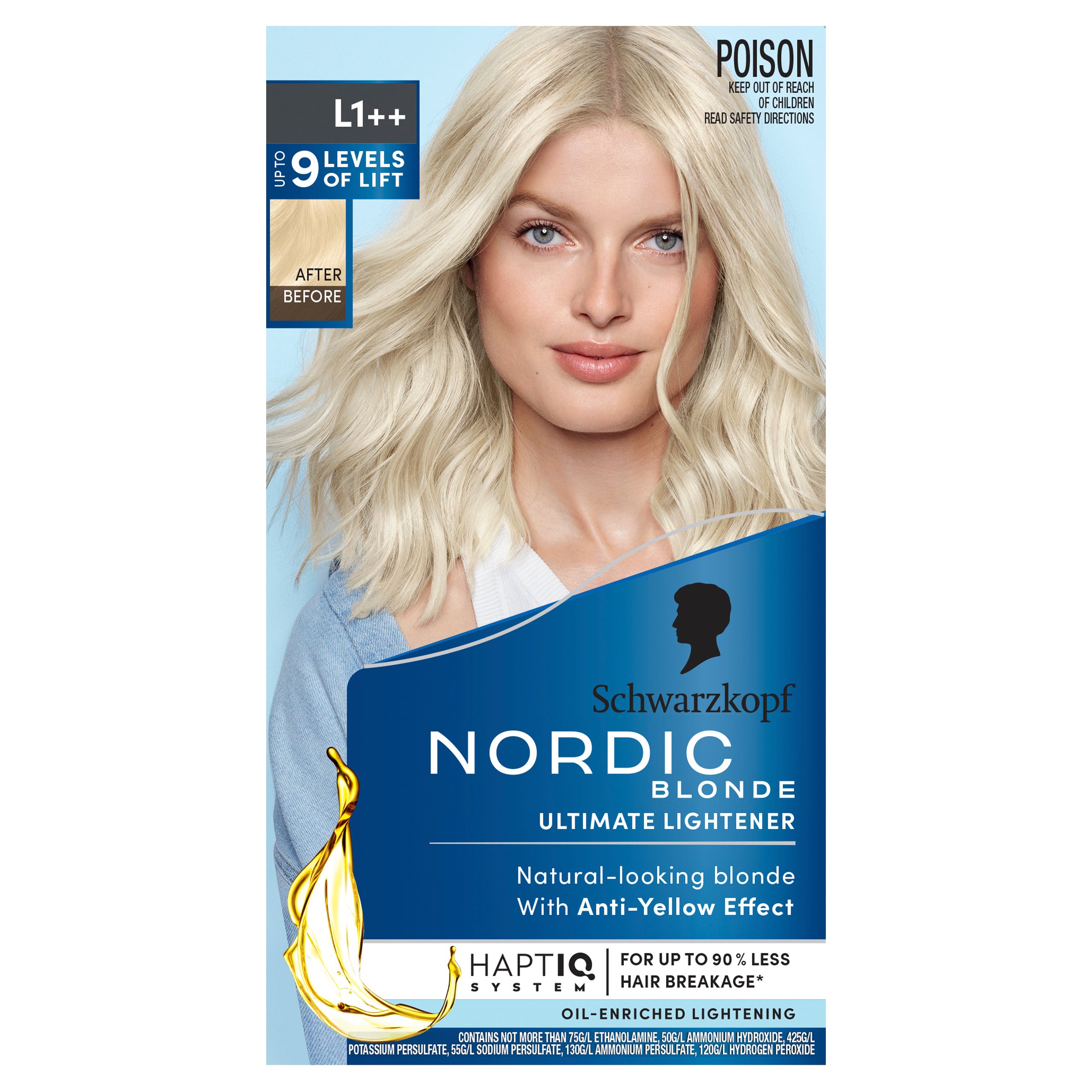 Schwarzkopf Nordic Blonde L1++ Ultimate Lightener 1 pack - Image 1