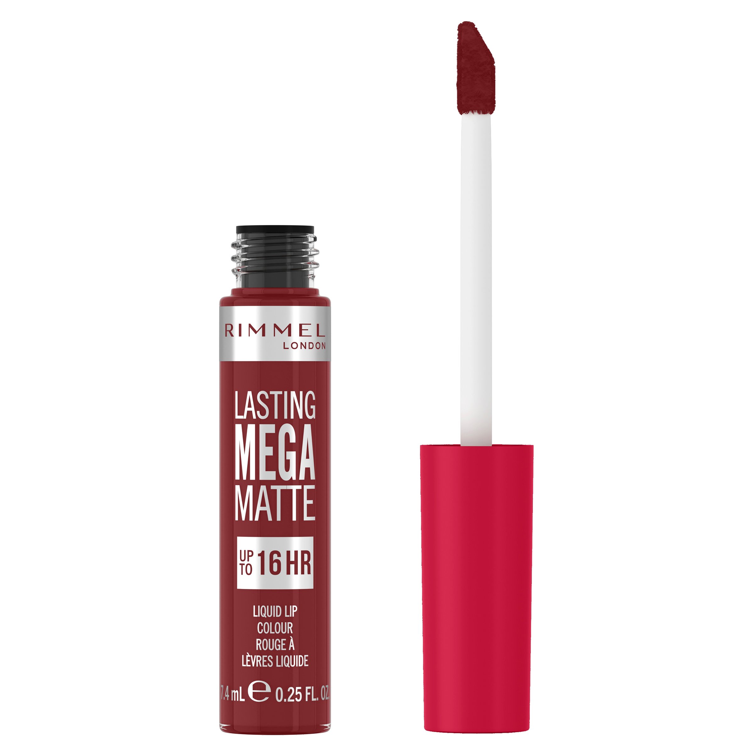 Rimmel Lasting Mega Matte Liquid Lipstick 930 Ruby Passion 7.4ml - Image 2