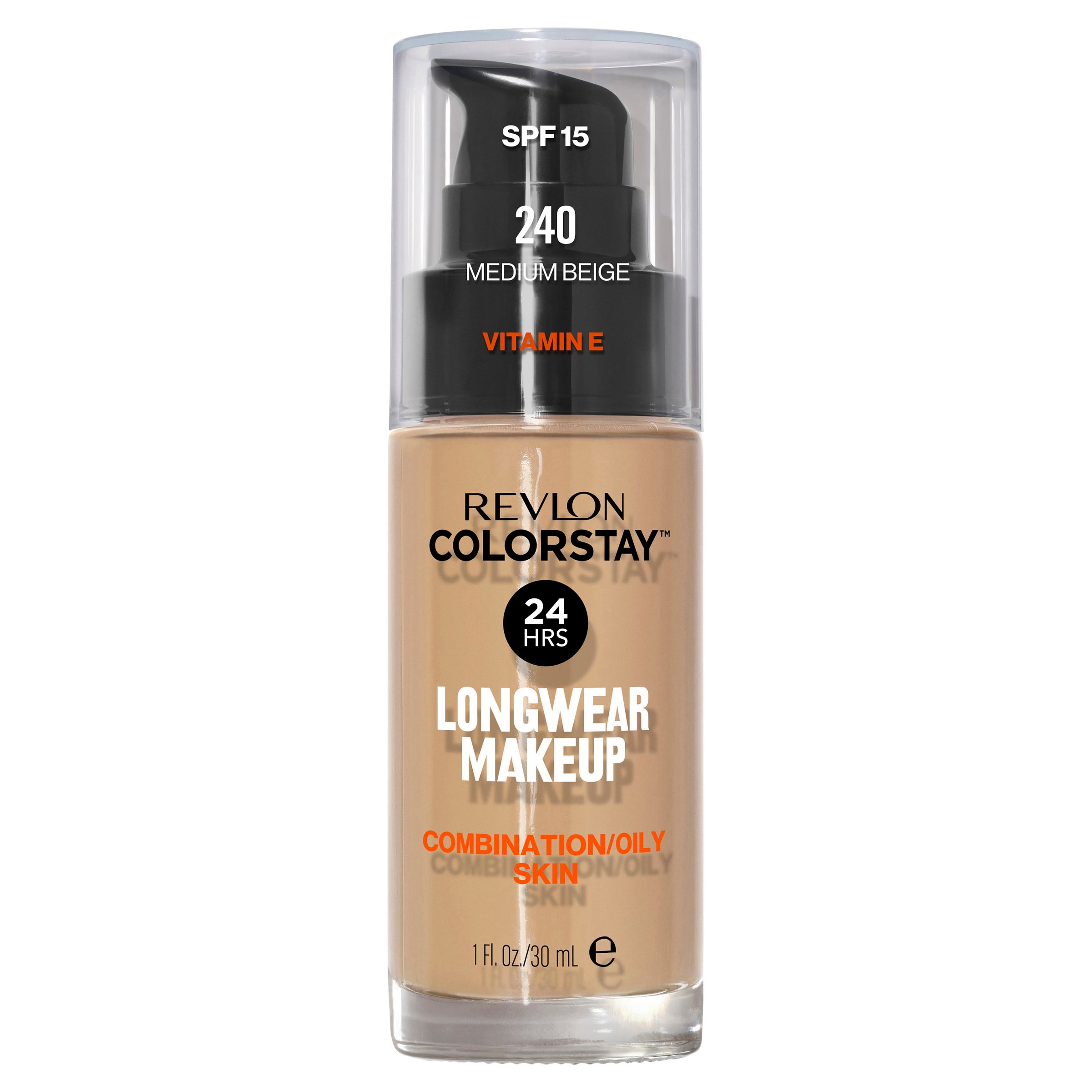 Revlon ColorStay Foundation With Skincare Combination/Oily Medium Beige 1 each - Image 1