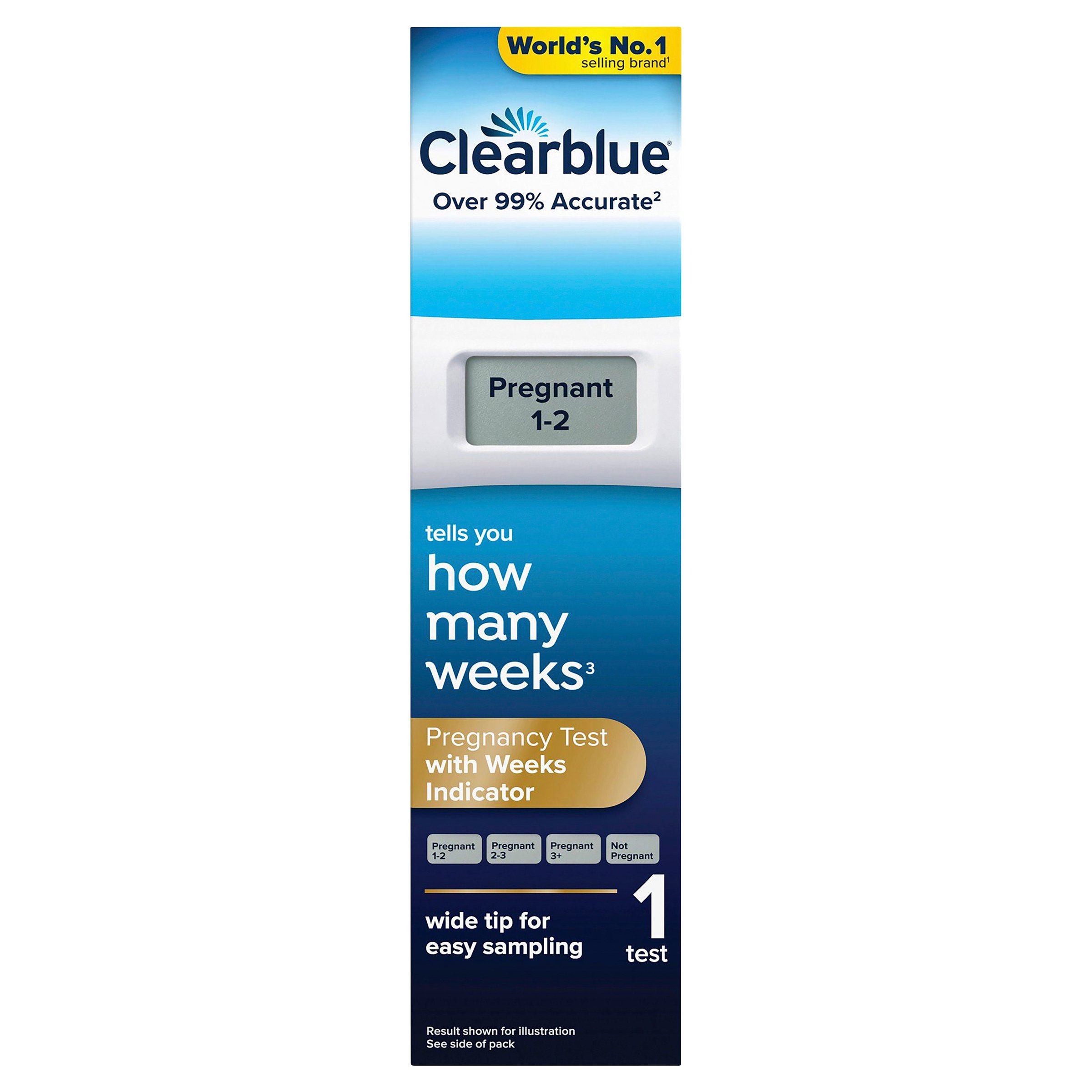 Clearblue Digital Pregnancy Test With Conception Indicator 1 pack - Image 1