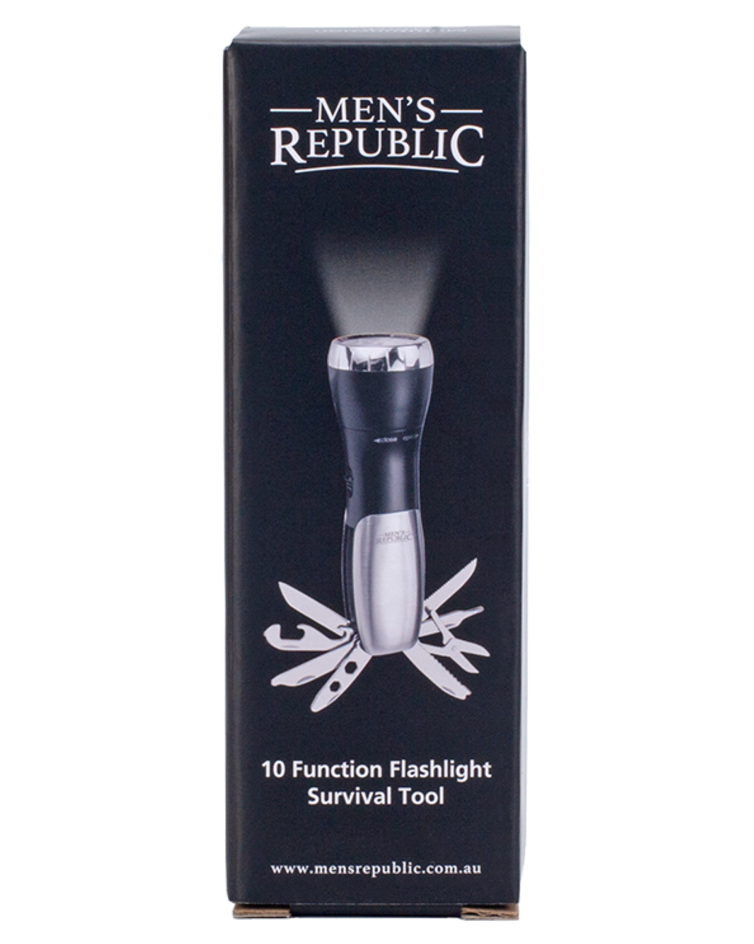 Men's Republic Multi Tool Survival Flashlight 10 Functions 1 each - Image 1