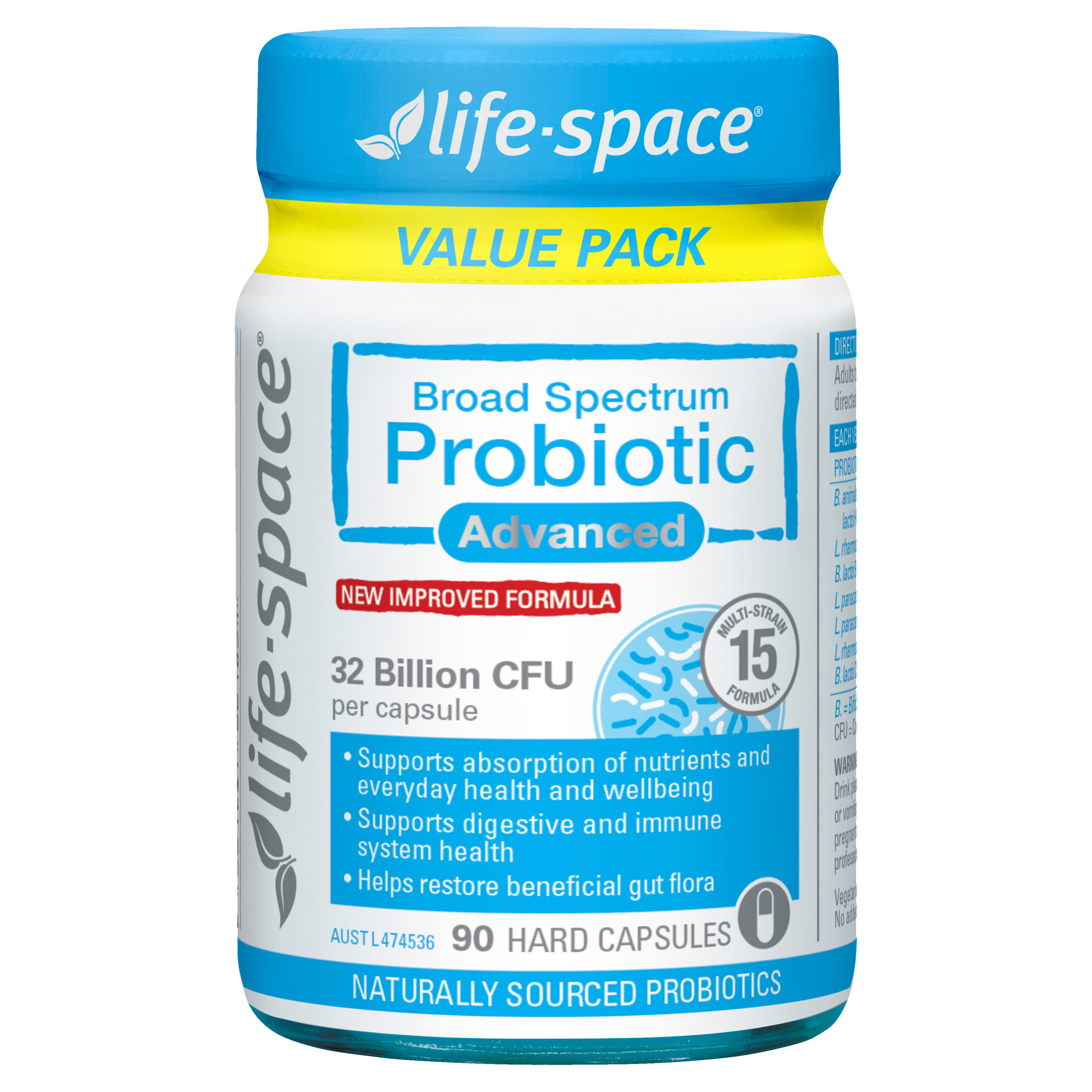 Life-Space Broad Spectrum Probiotic Advanced 90 capsules - Image 1