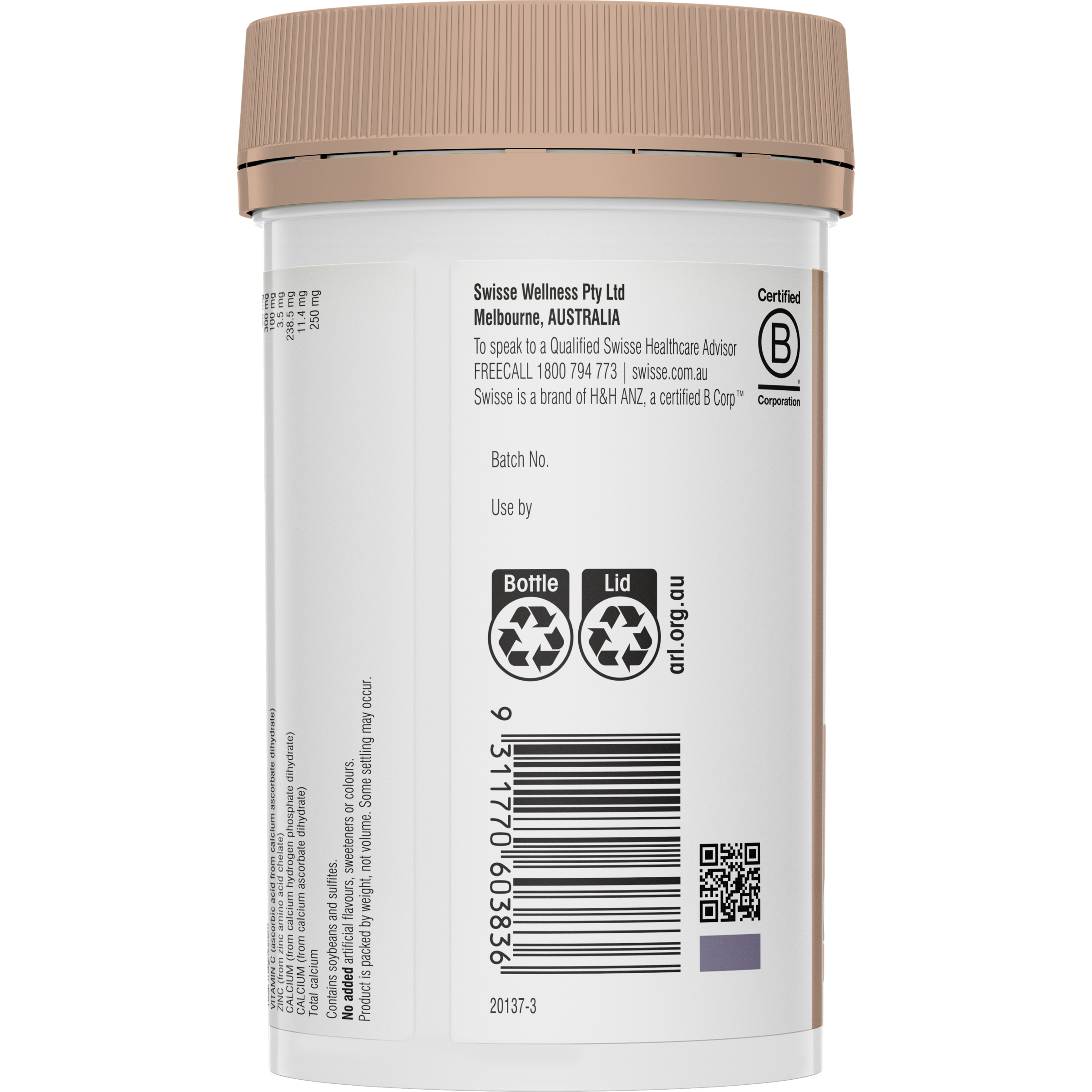 Swisse Ultiboost High Strength Magnesium Powder Berry 180g - Image 3