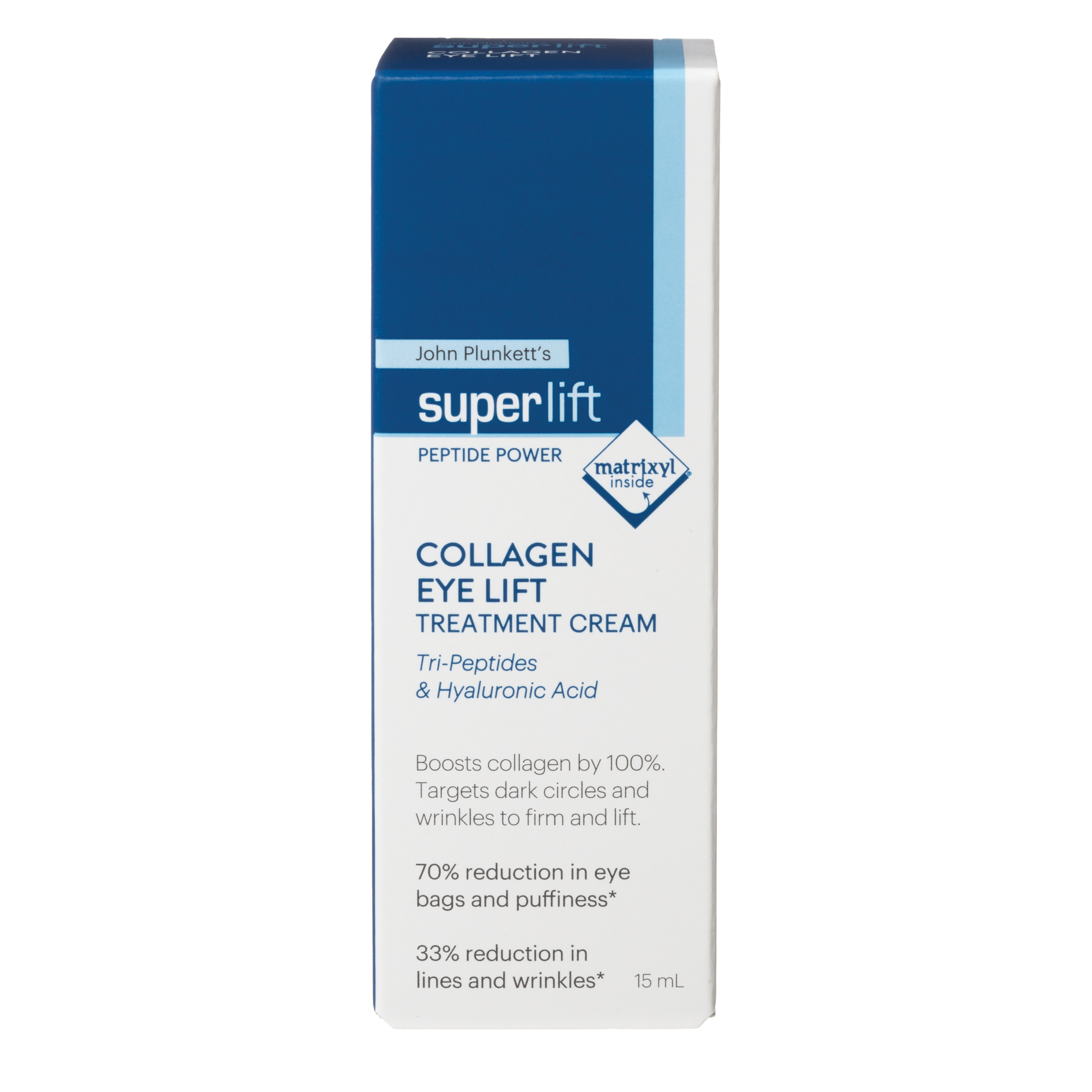 John Plunkett's SuperLift Collagen Eye Lift Treatment Cream 15ml - Image 1