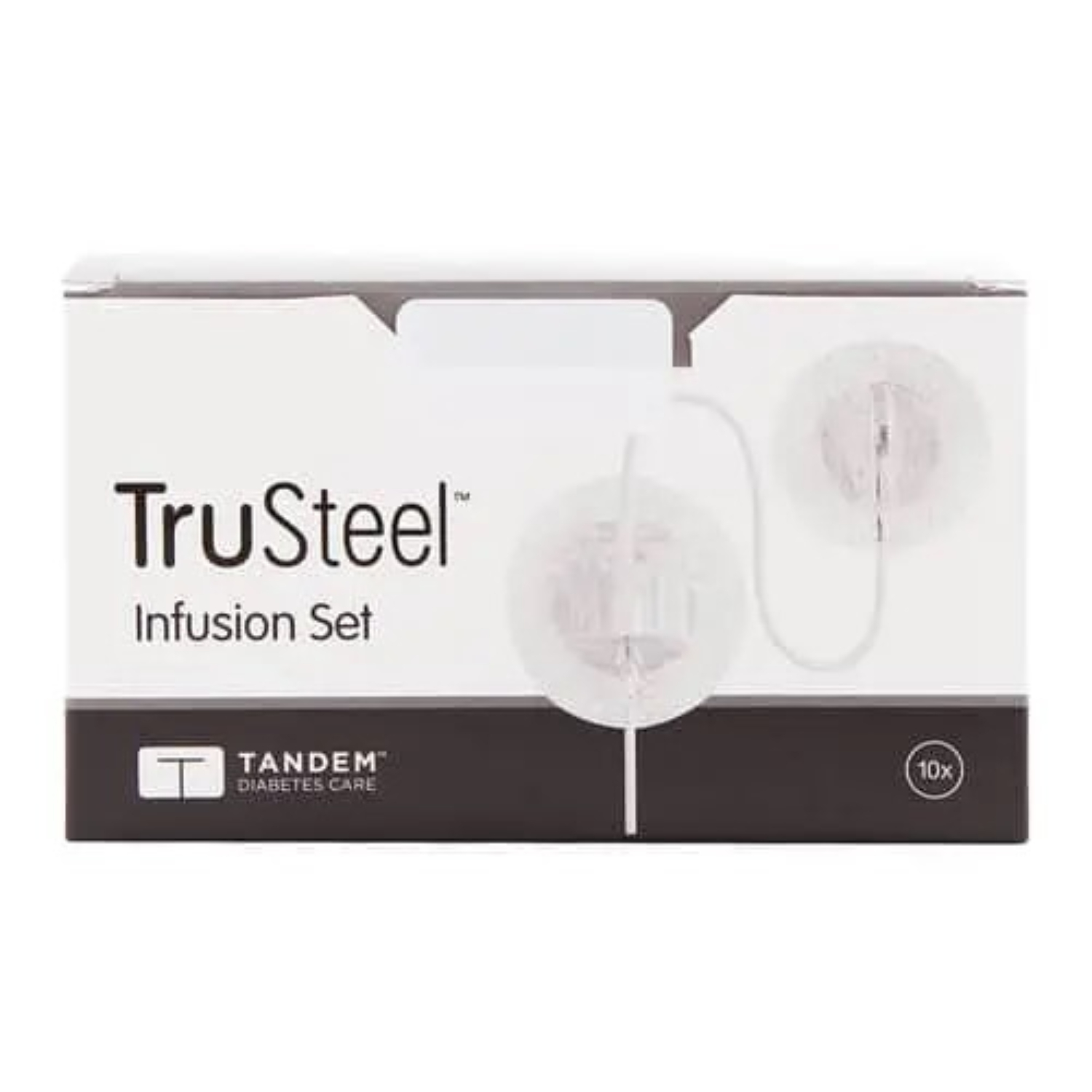 Tandem TruSteel Infusion Set t:lock (8mm/80 cm) x 10 - Image 1