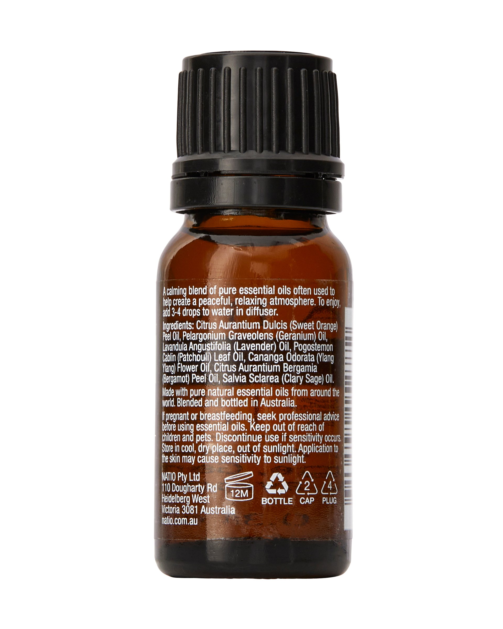 Natio Wellbeing Pure Essential Oil Blend - Stress 10ml - Image 2