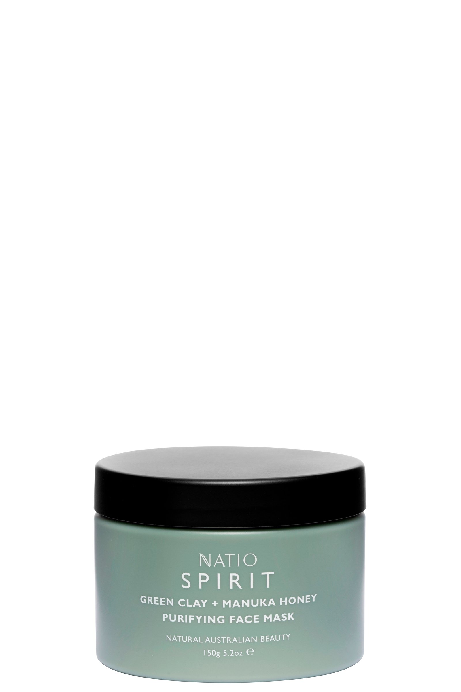 Natio Spirit Green Clay + Manuka Honey Purifying Face Mask 150g