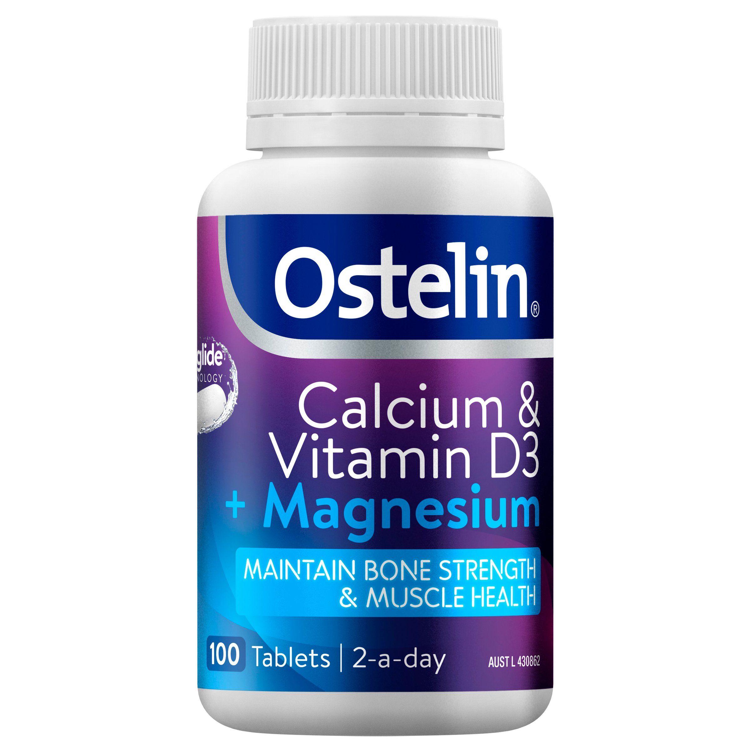 Ostelin Calcium & Vitamin D3 + Magnesium 100 tablets - Image 1