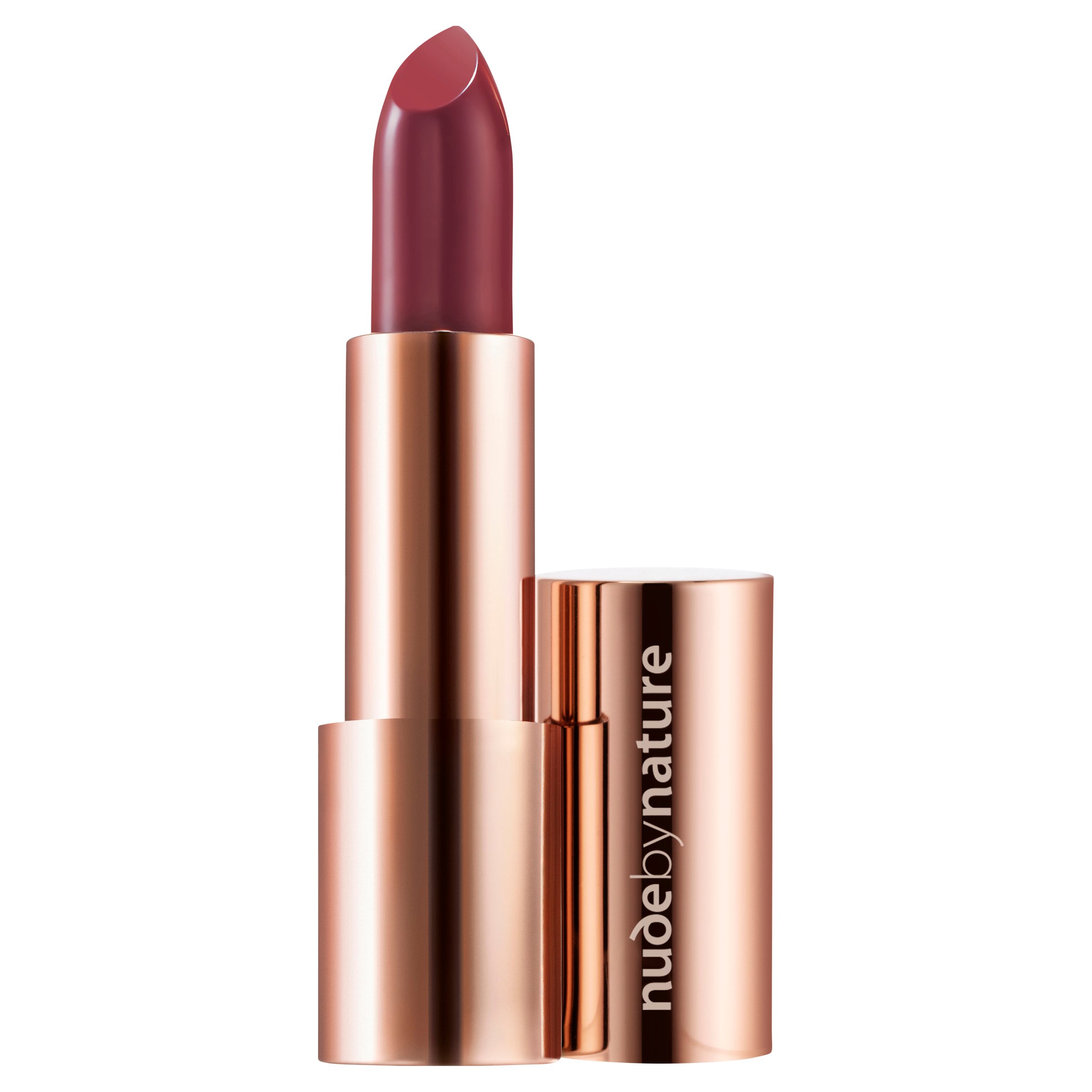 Nude by Nature Moisture Shine Lipstick 07 Deep Plum 1 each - Image 1