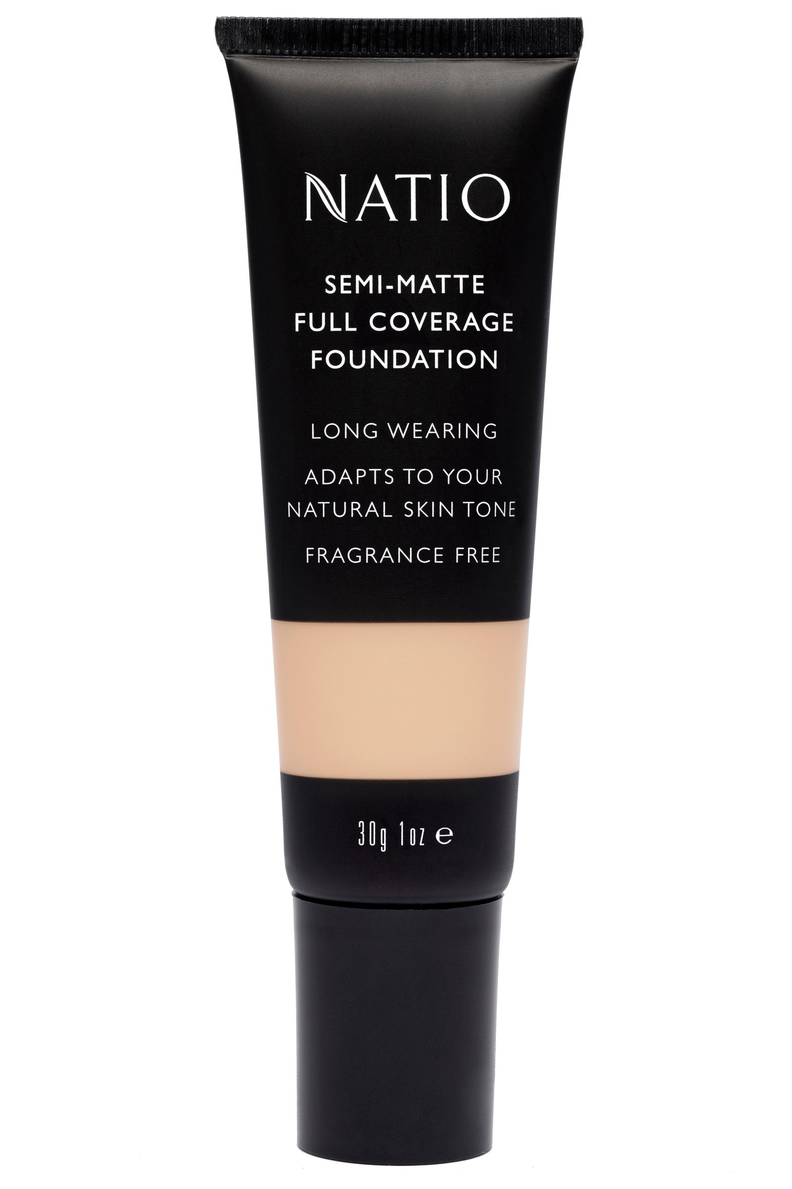 Natio Semi-Matte Full Coverage Foundation Vanilla 40g - Image 1