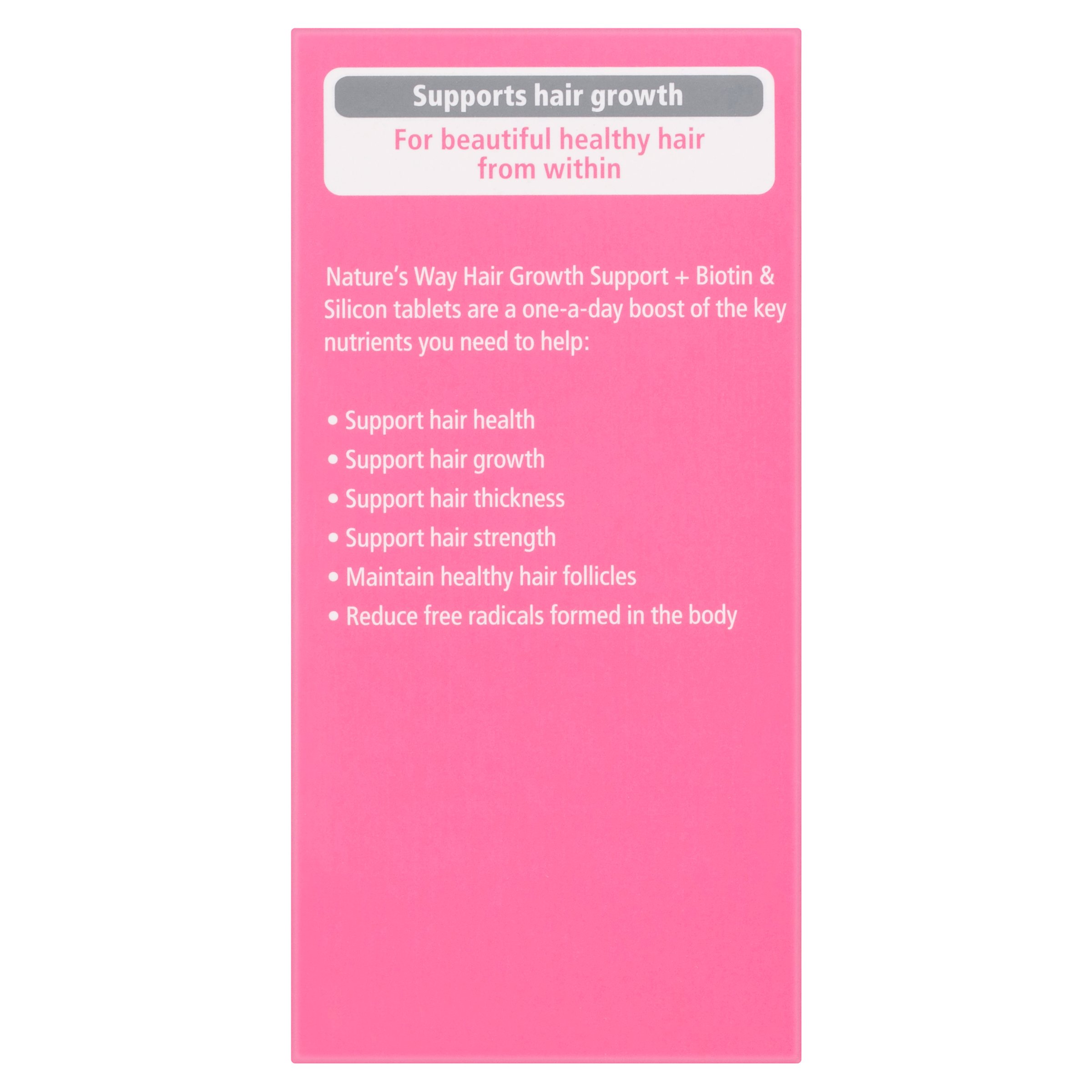 Nature's Way Hair Growth 30 tablets - Image 3