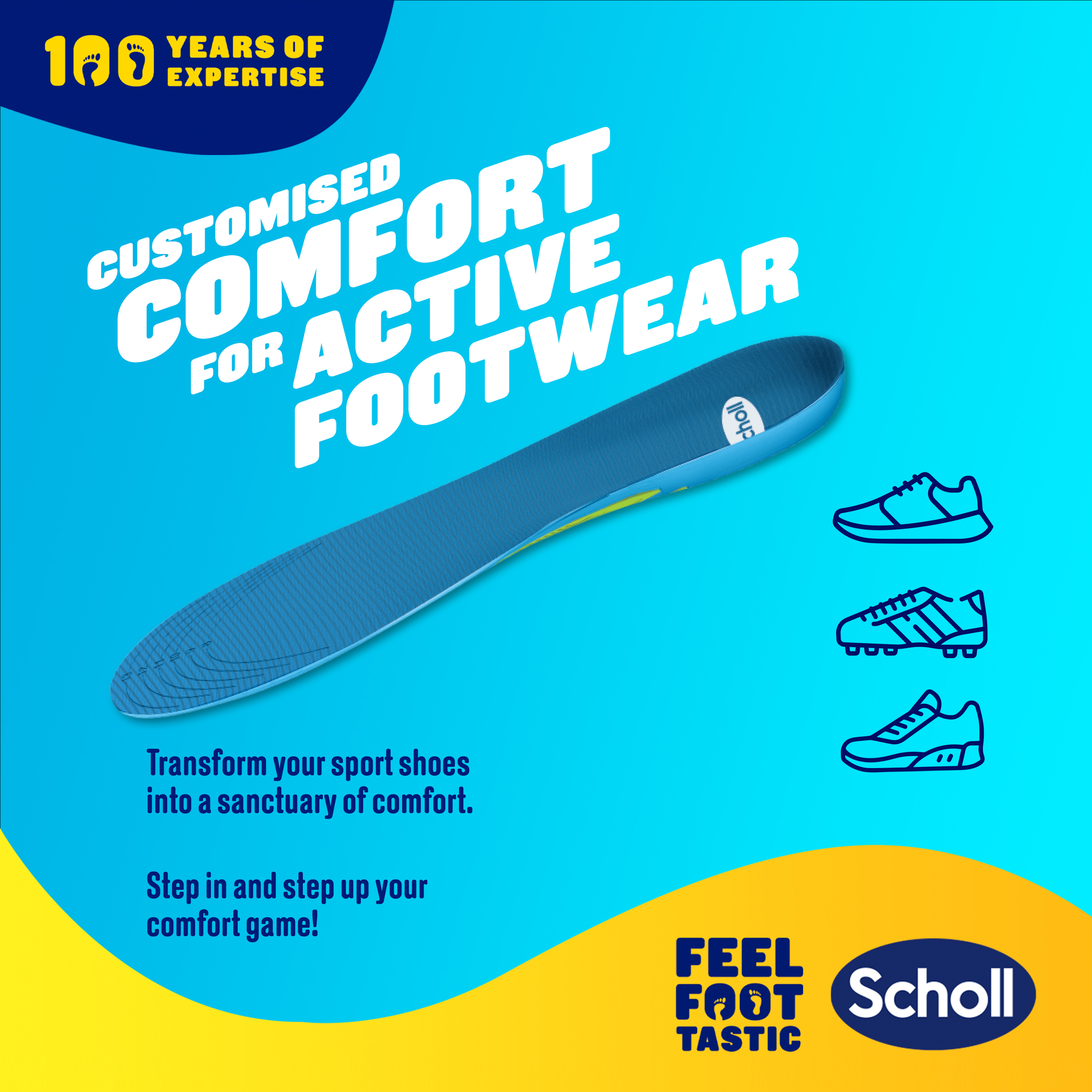 Scholl Gel Activ Insole Sport Large 1 each - Image 3