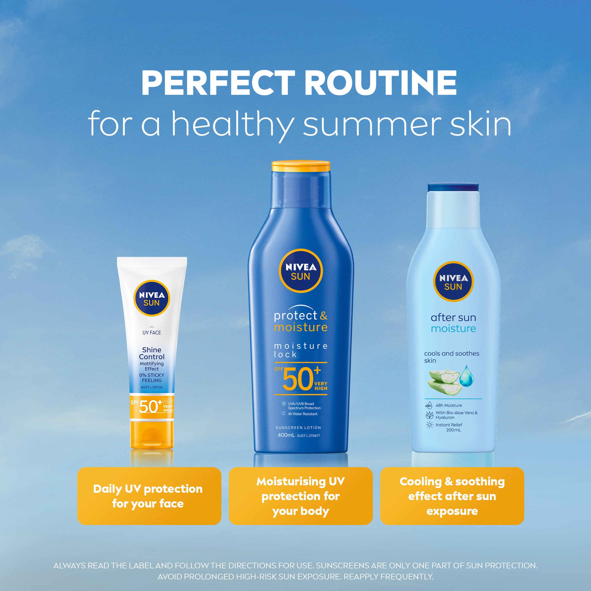Nivea Sun Protect & Moisture Sunscreen Lotion SPF50+ - 400ml - Image 4