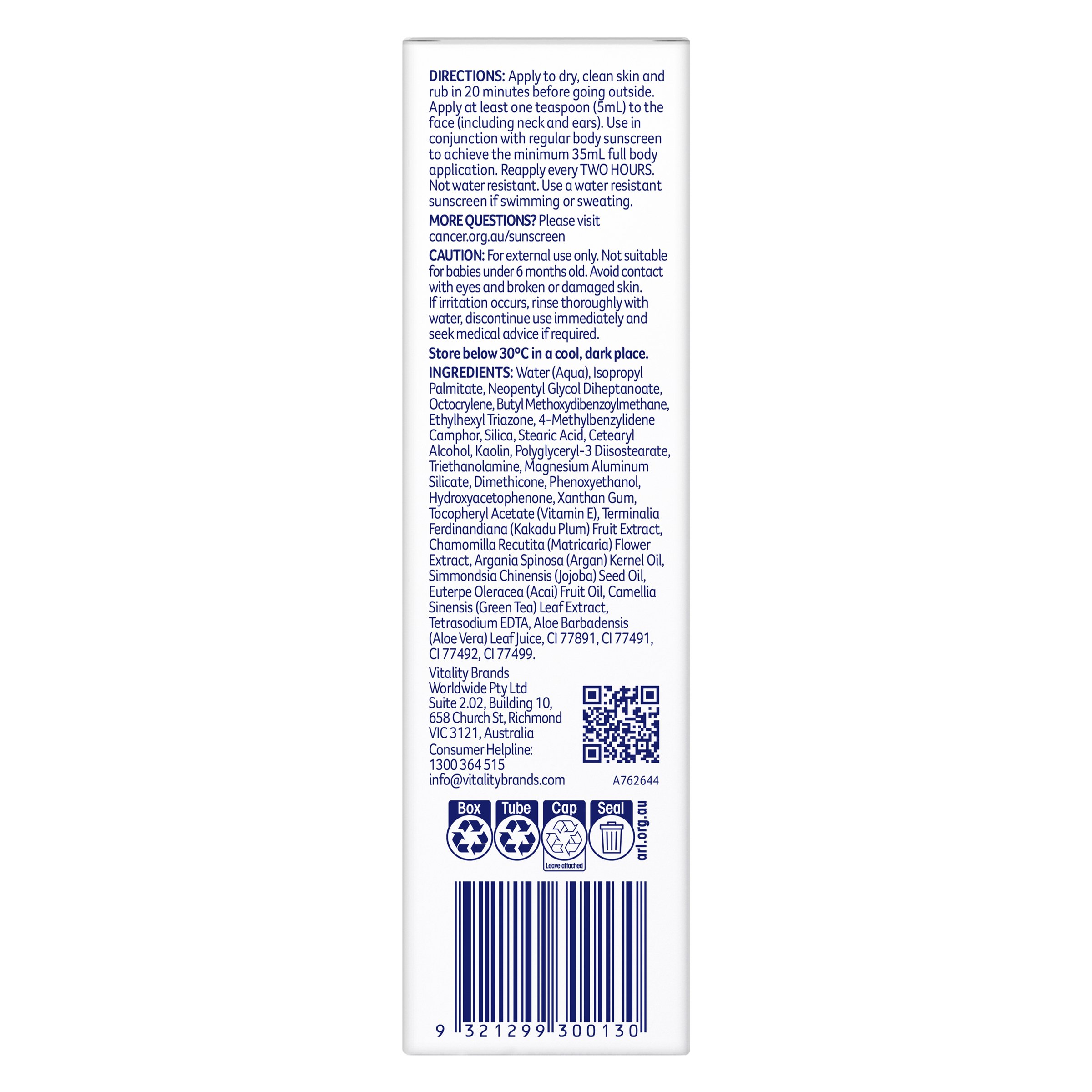 Cancer Council Face Day Wear BB Cream Medium SPF50+ - 50ml - Image 5