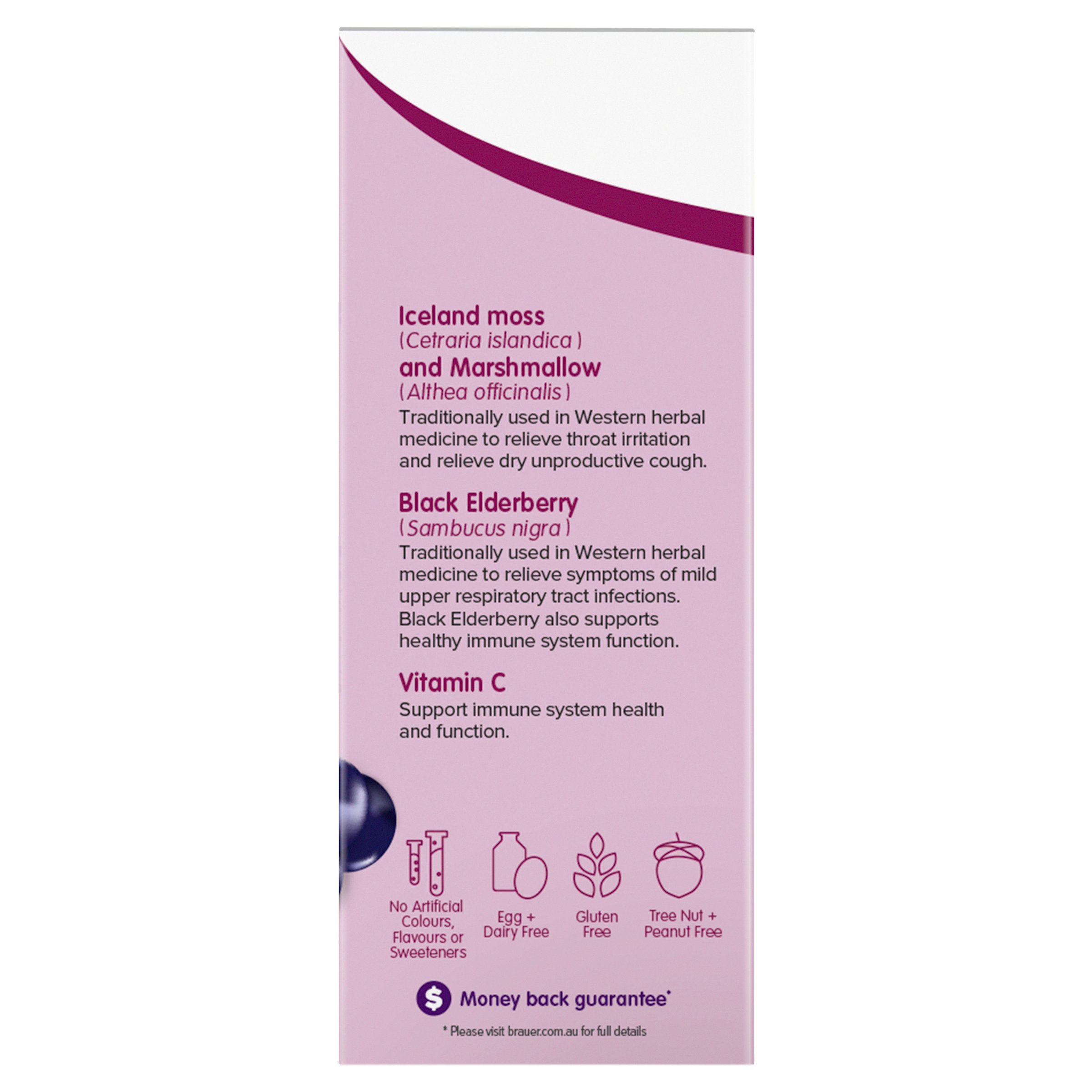 Brauer Black Elderberry Adult Dry Cough 200ml - Image 3