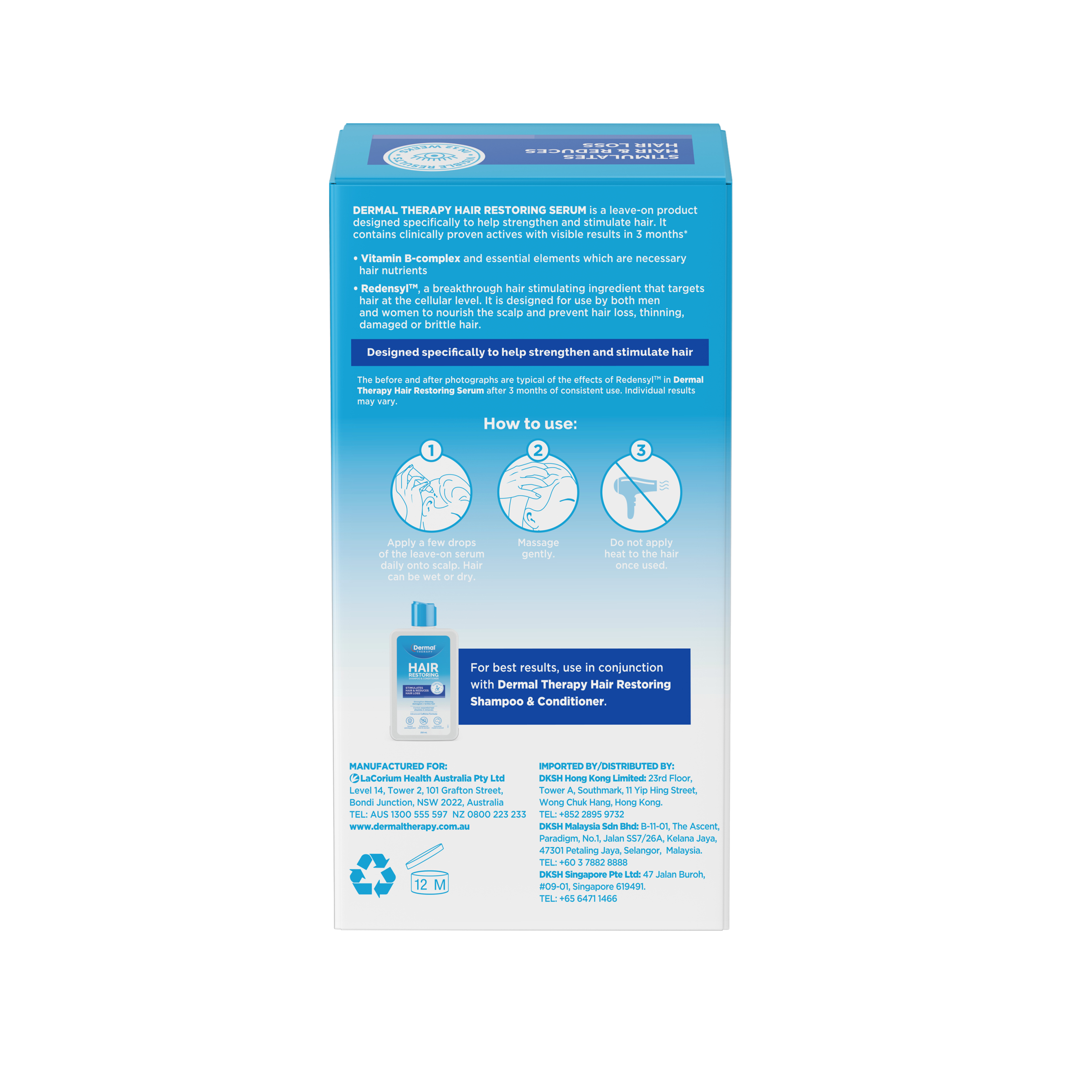 Dermal Therapy Hair Restoring Serum 60ml - Image 2