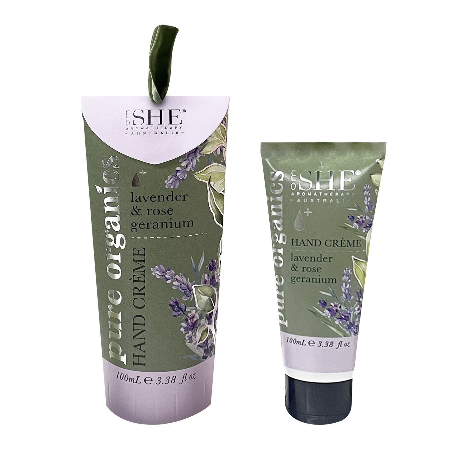 She Aromatherapy Pure Organics Hand Cream Lavender & Rose Geranium 100ml