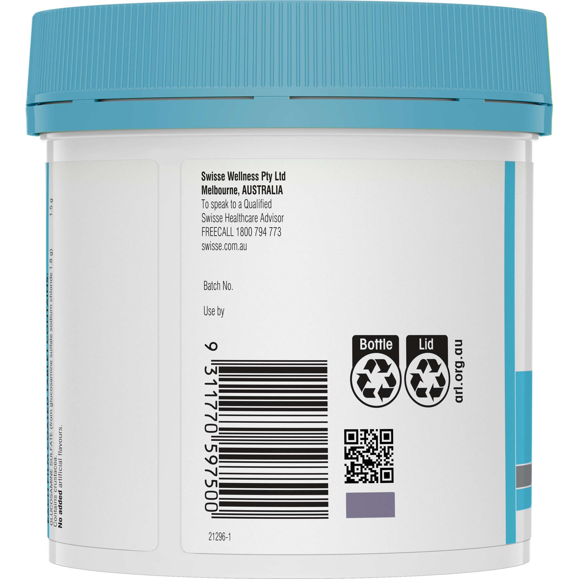 Swisse Ultiboost Glucosamine Sulfate 1500mg - 180 tablets - Image 3