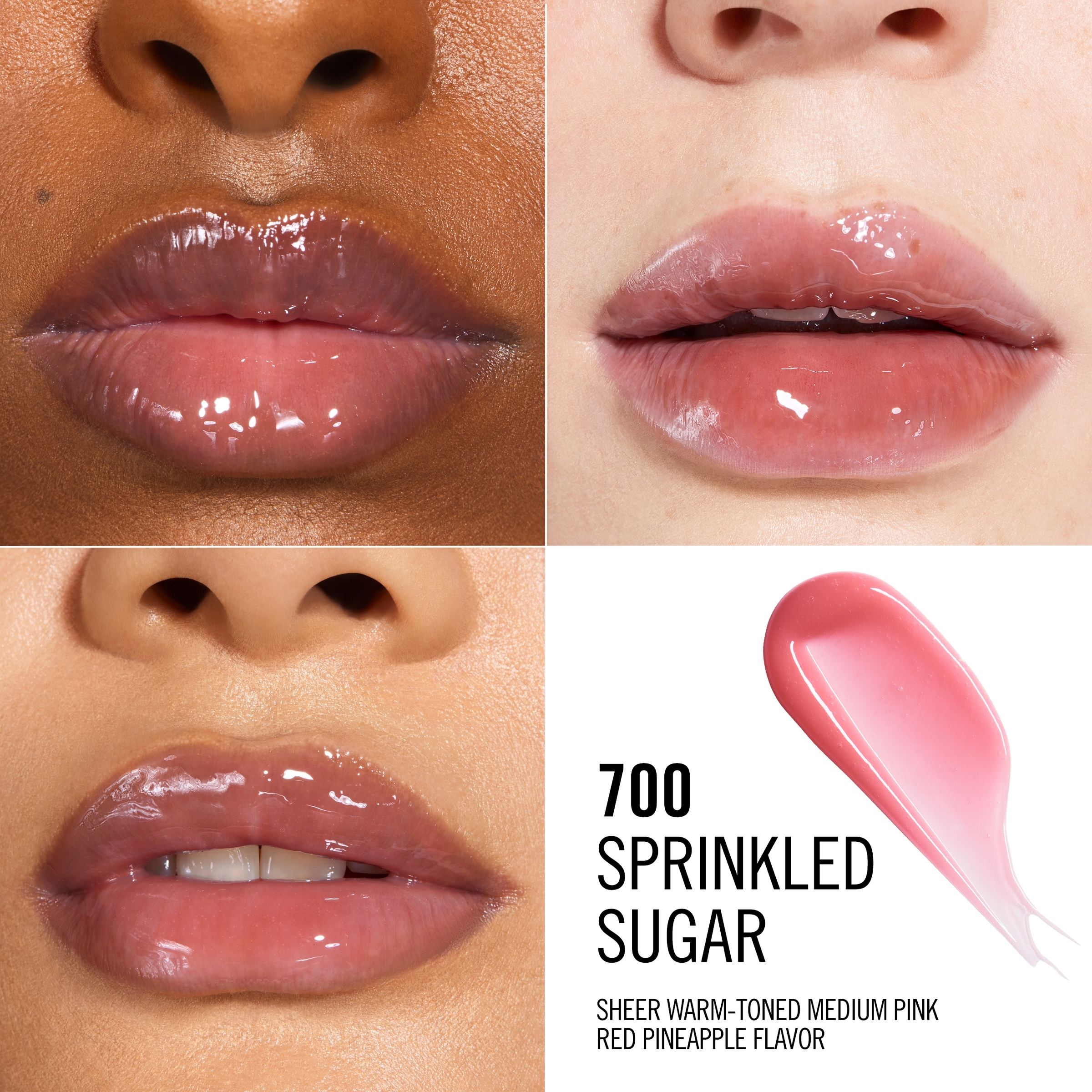 Rimmel Thrill Seeker Glassy Gloss Lipgloss Sprinkled Sugar 700 - 10ml - Image 5