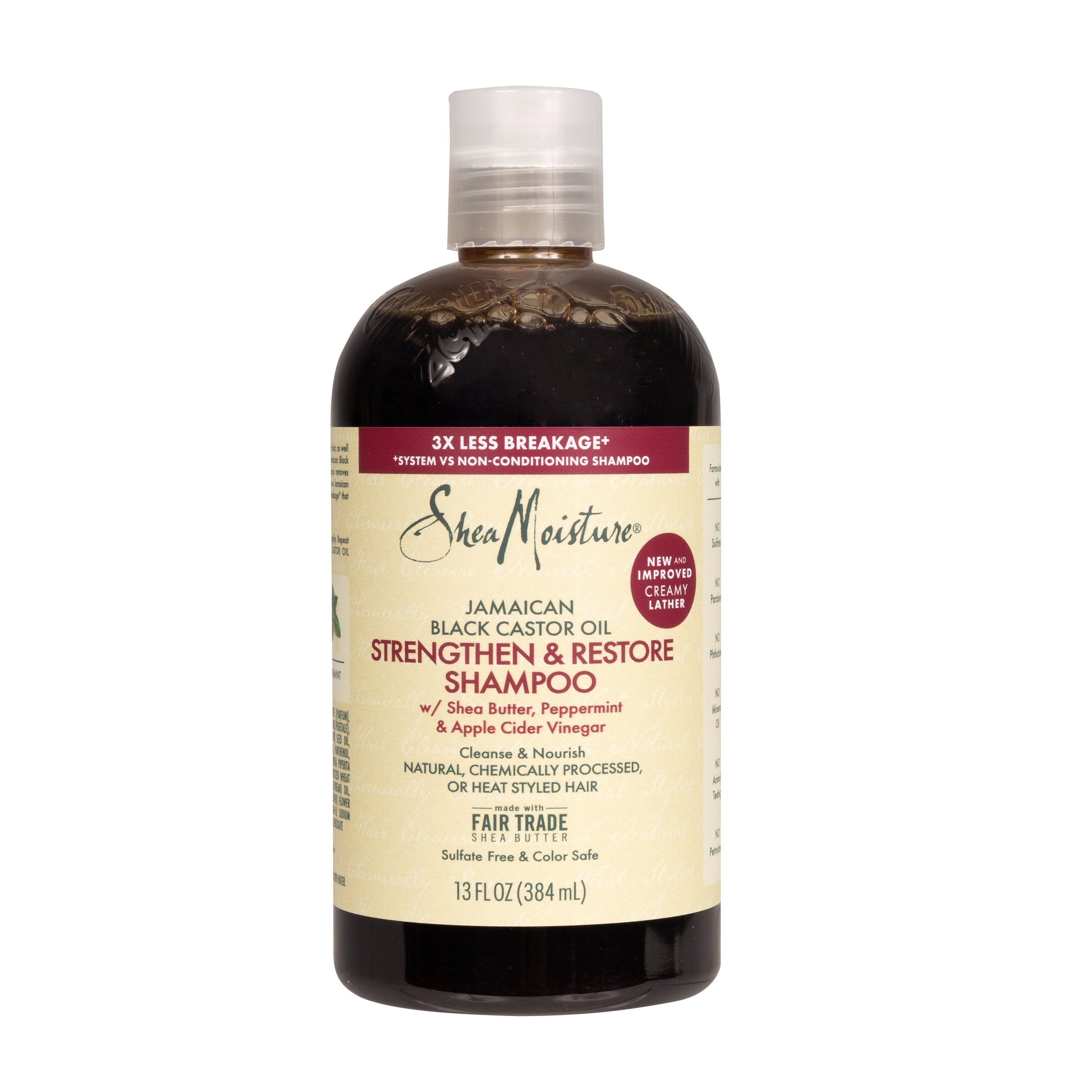 SheaMoisture Jamaican Black Castor Oil Strengthen & Restore Shampoo 384ml - Image 1