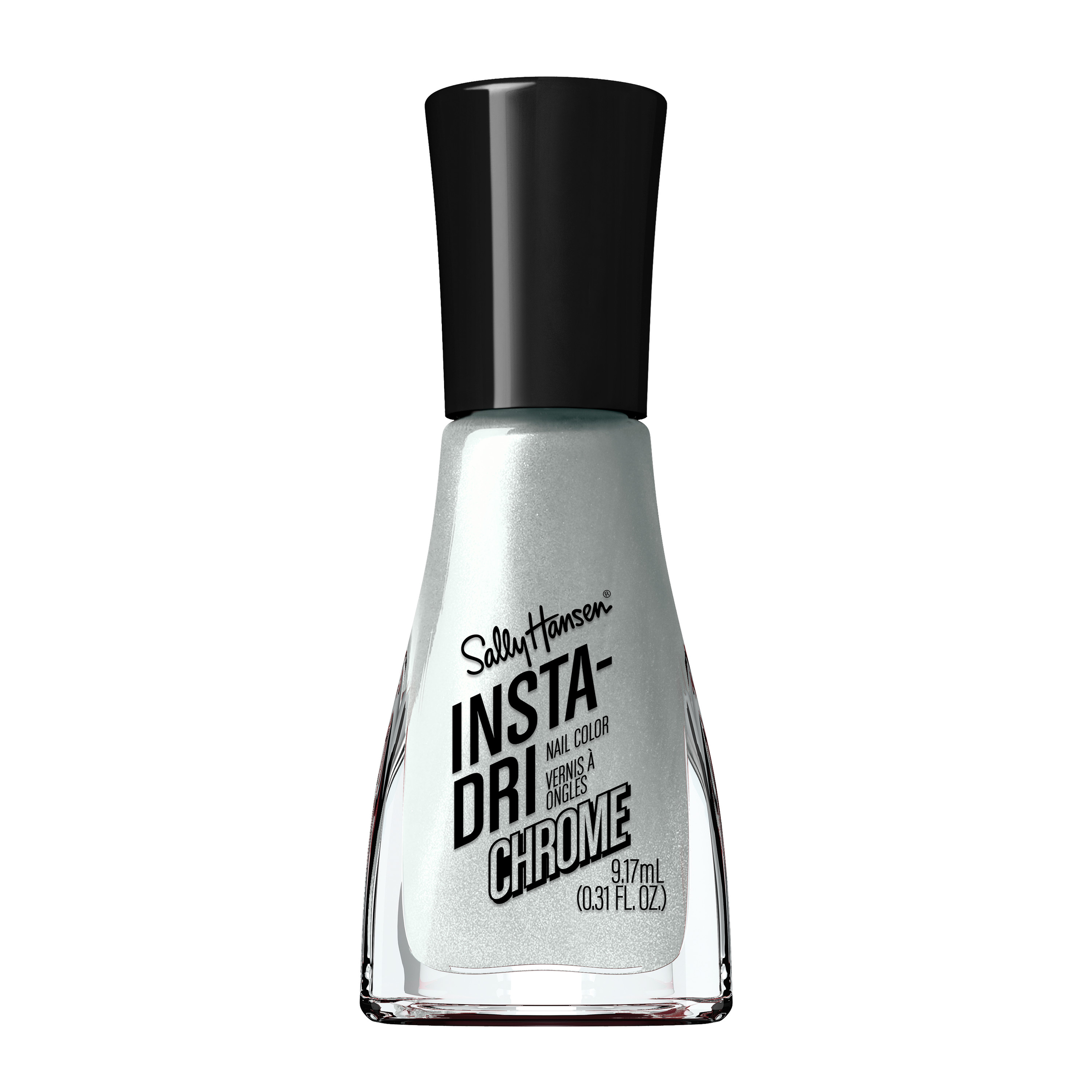 Sally Hansen Insta-Dri Chrome Nail Polish Polar Platinum 9.17ml - Image 1