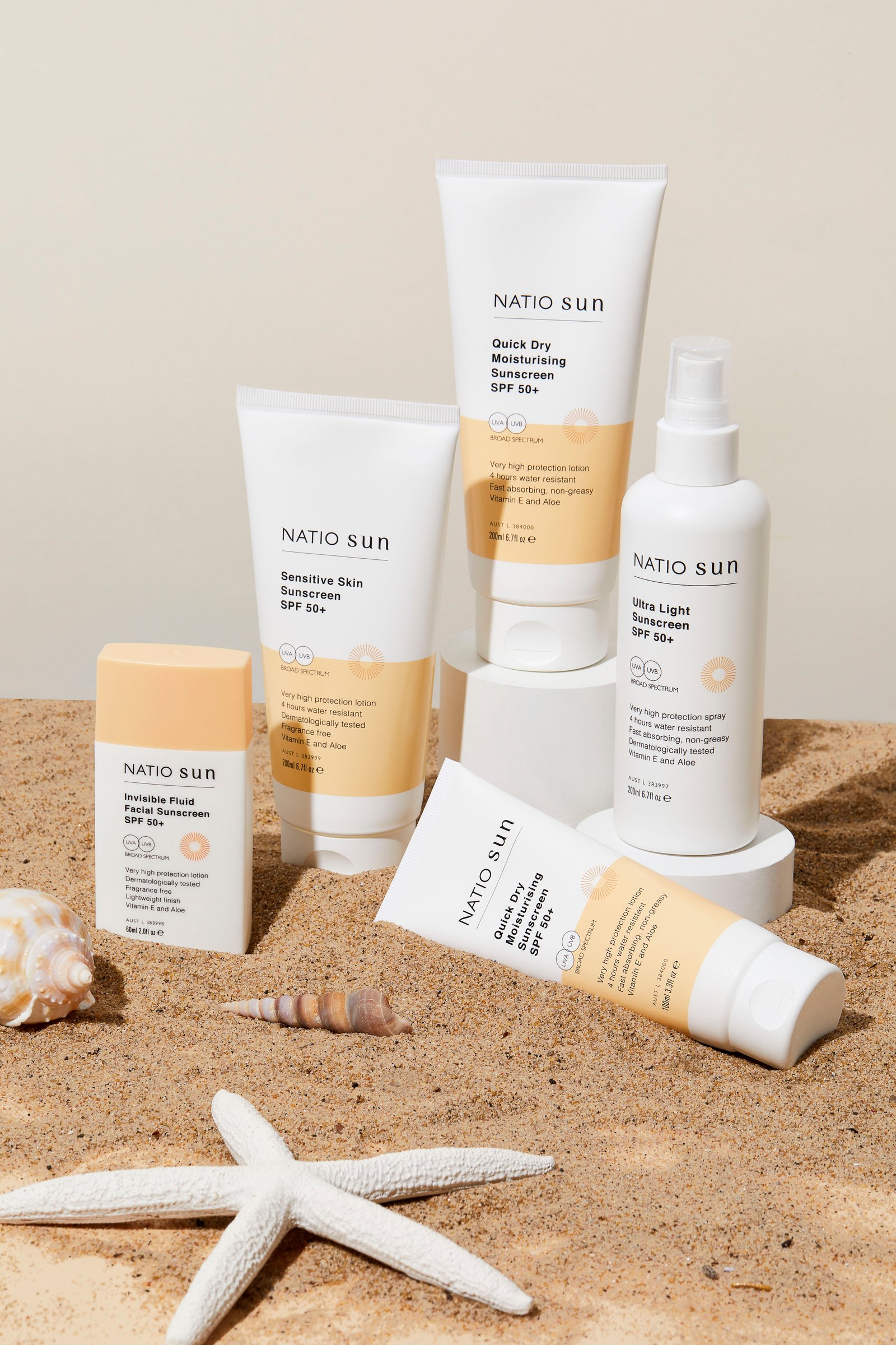 Natio Quick Dry Moisturising Sunscreen SPF 50+ 100ml - Image 2