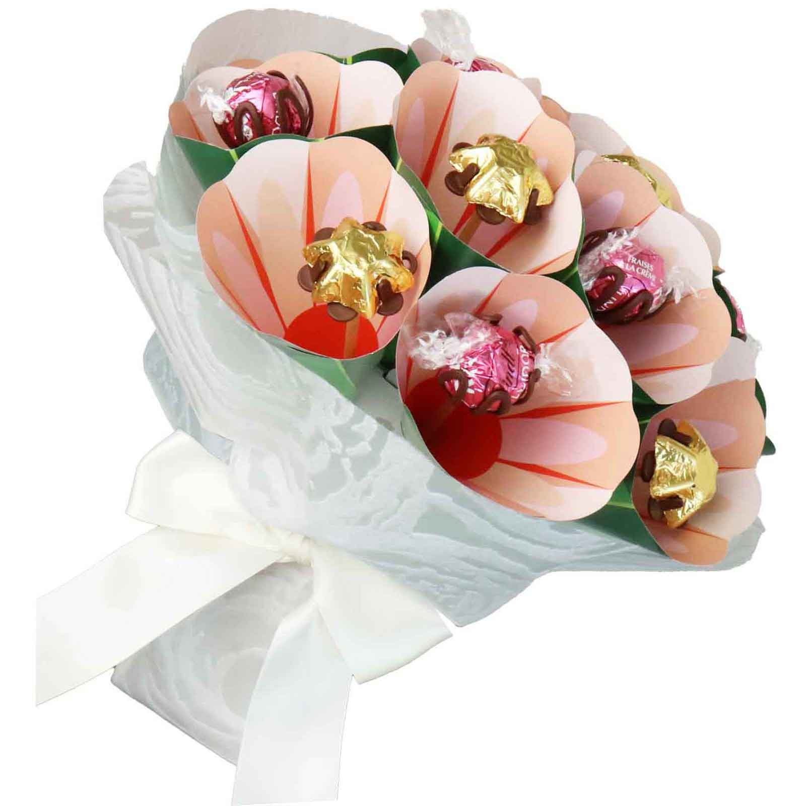 Edible Blooms Pink Bouquet 1 unit