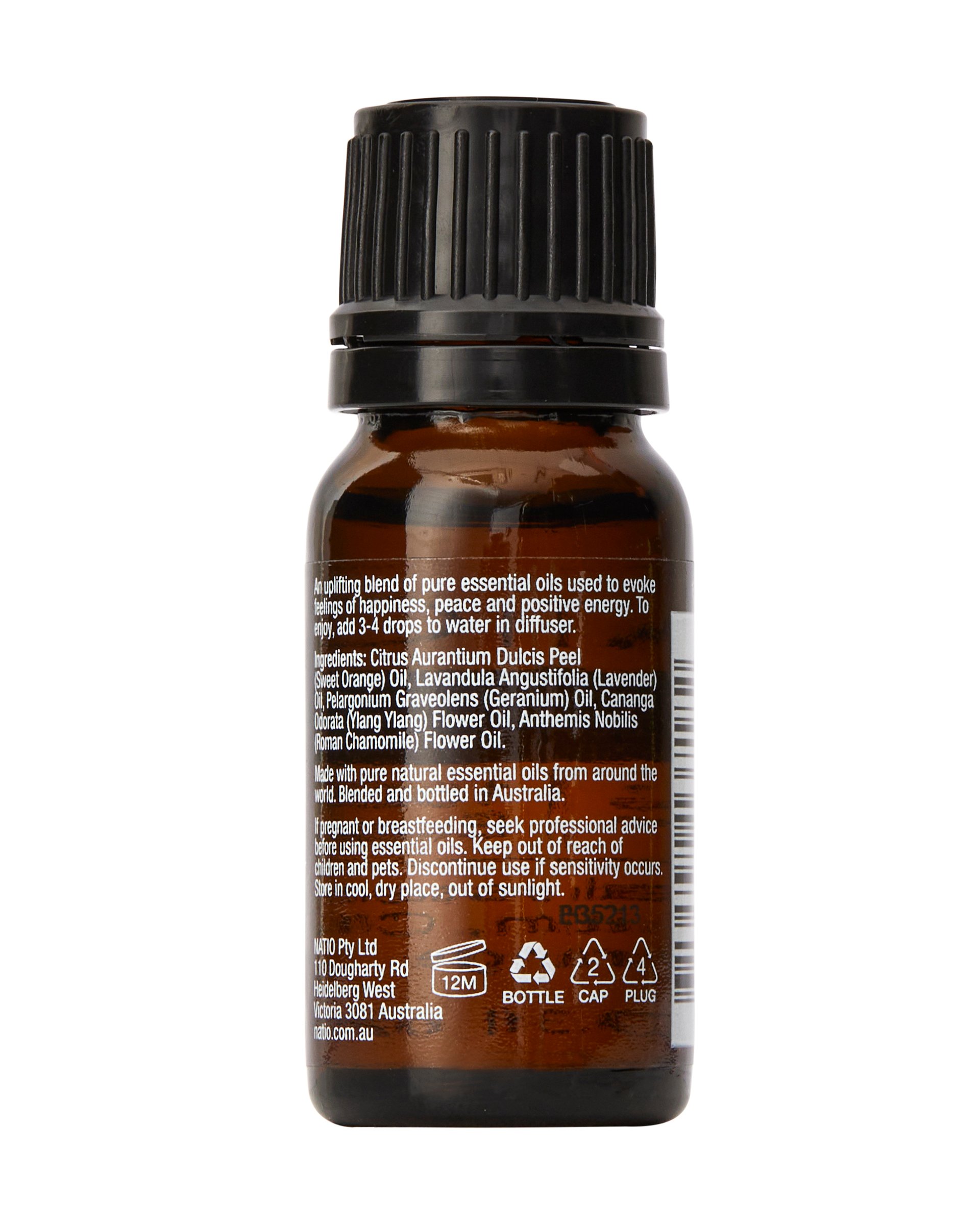 Natio Wellbeing Pure Essential Oil Blend - Happy 10ml - Image 2
