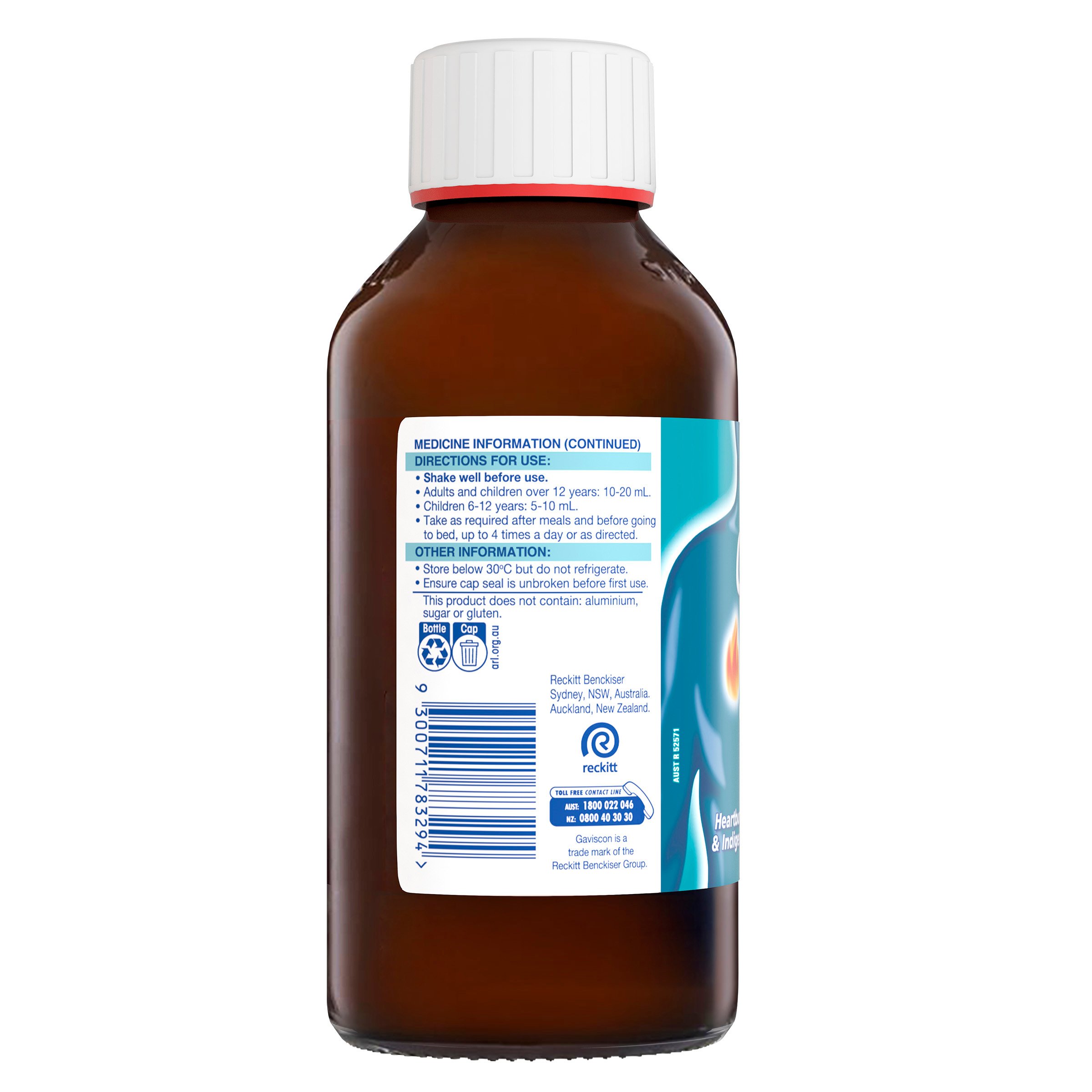 Gaviscon Liquid Peppermint 500ml - Image 3