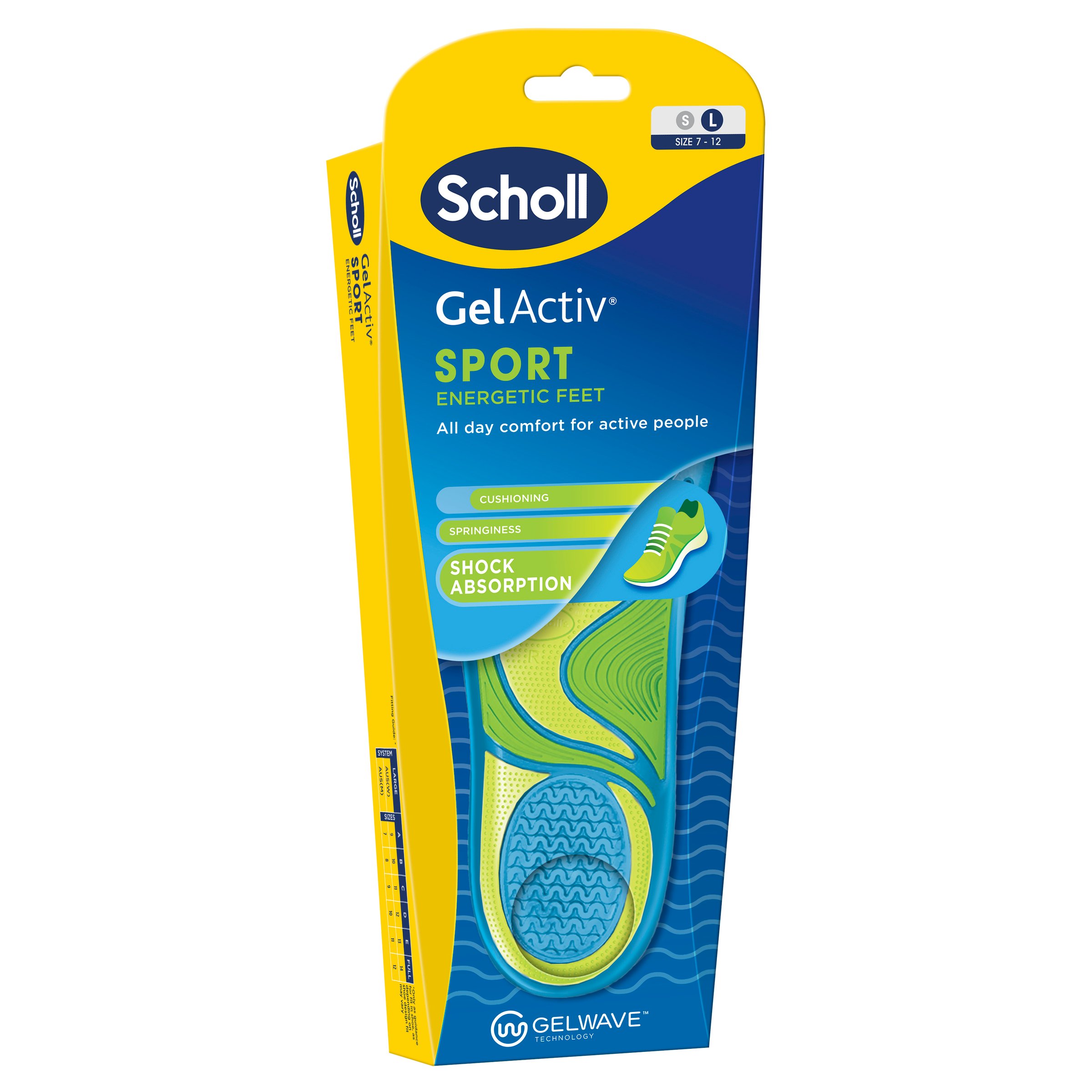 Scholl Gel Activ Insole Sport Large 1 each - Image 8