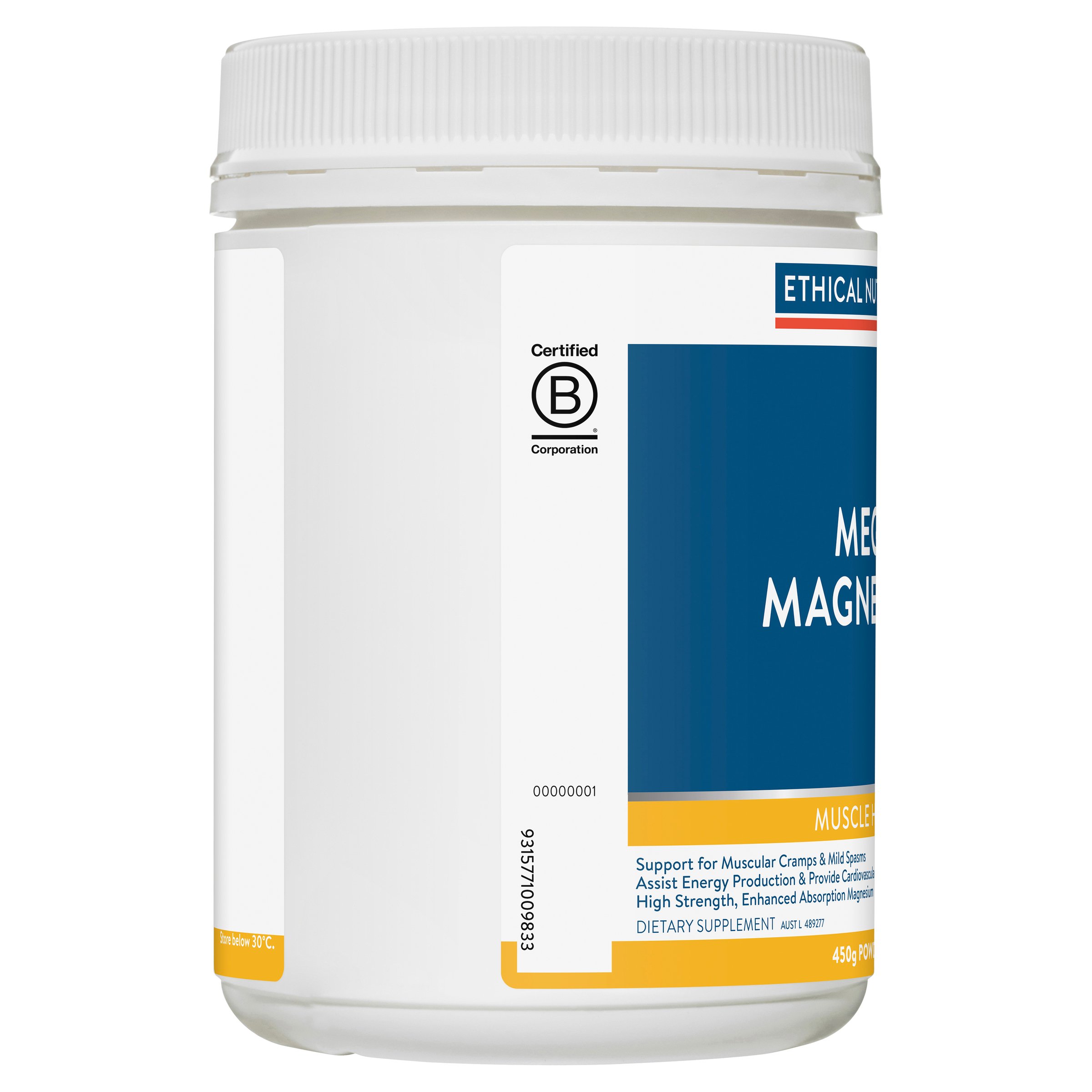 Ethical Nutrients Mega Magnesium Powder Raspberry 450g - Image 4