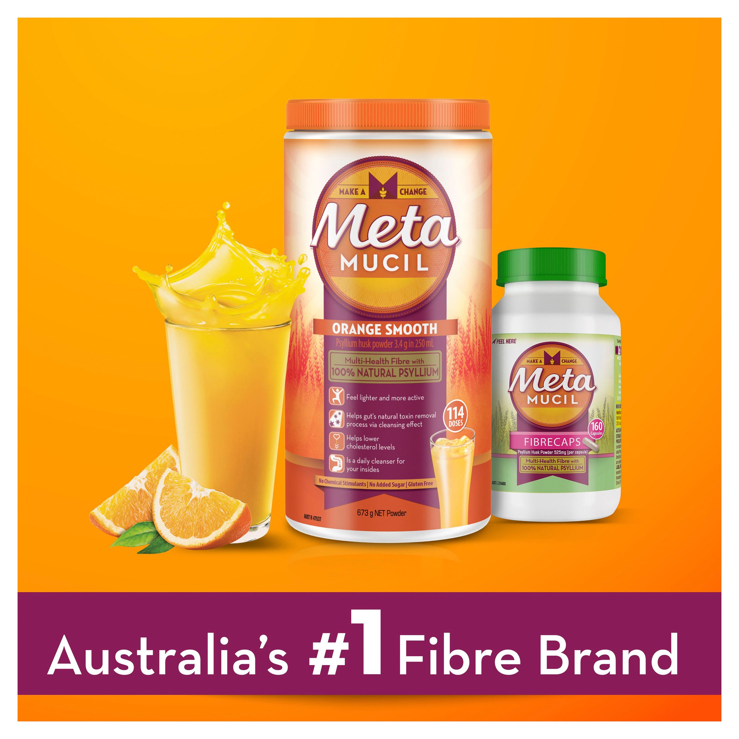 Metamucil Daily Fibre Supplement 300 capsules - Image 3