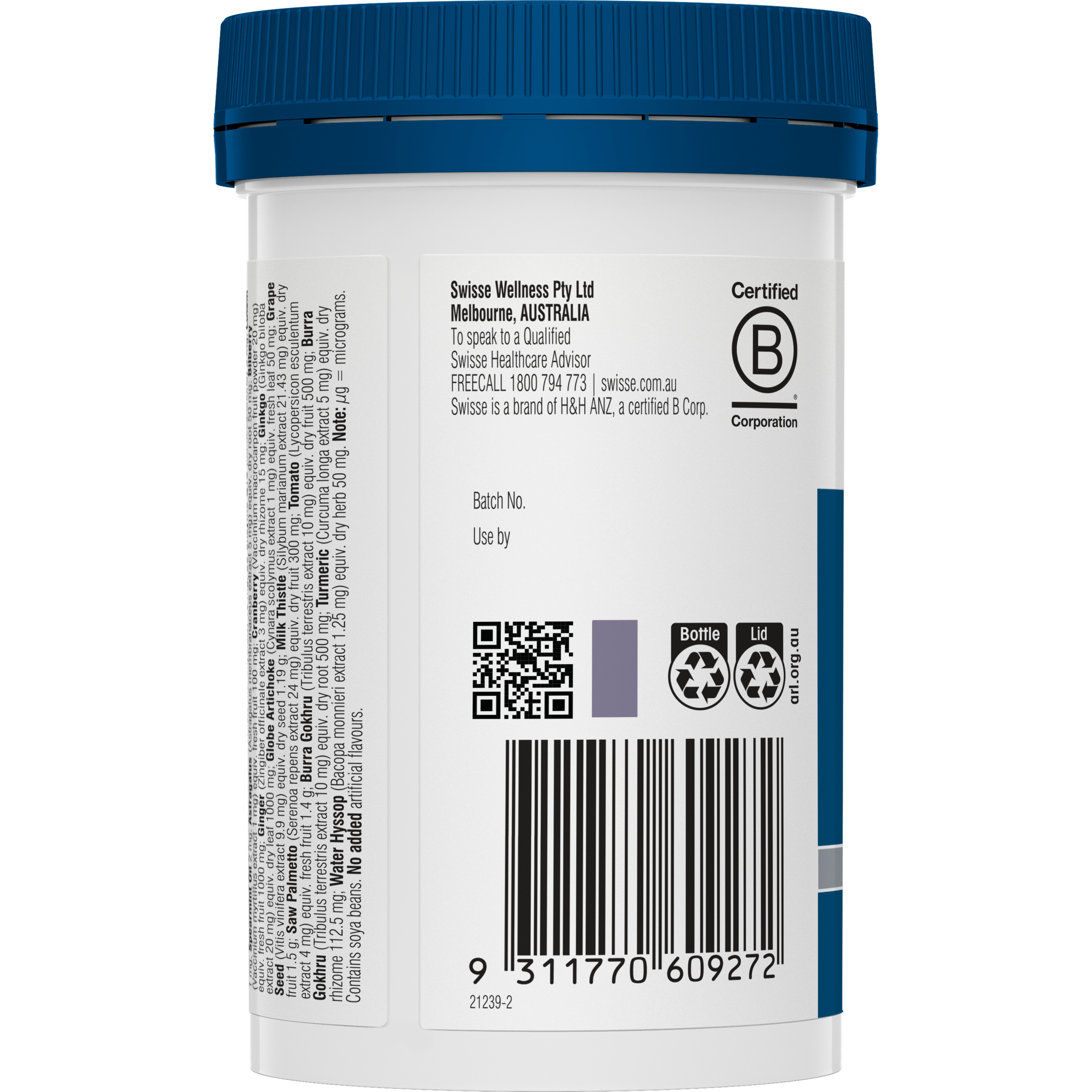 Swisse Ultivite Men's 50 + Multivitamin 90 tablets - Image 3