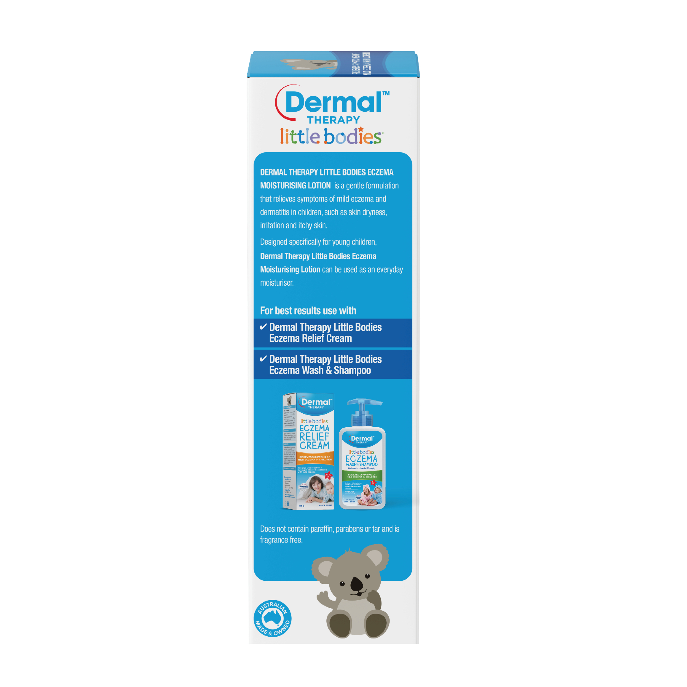 Dermal Therapy Little Bodies Eczema Moisturising Lotion Tube 175ml - Image 3