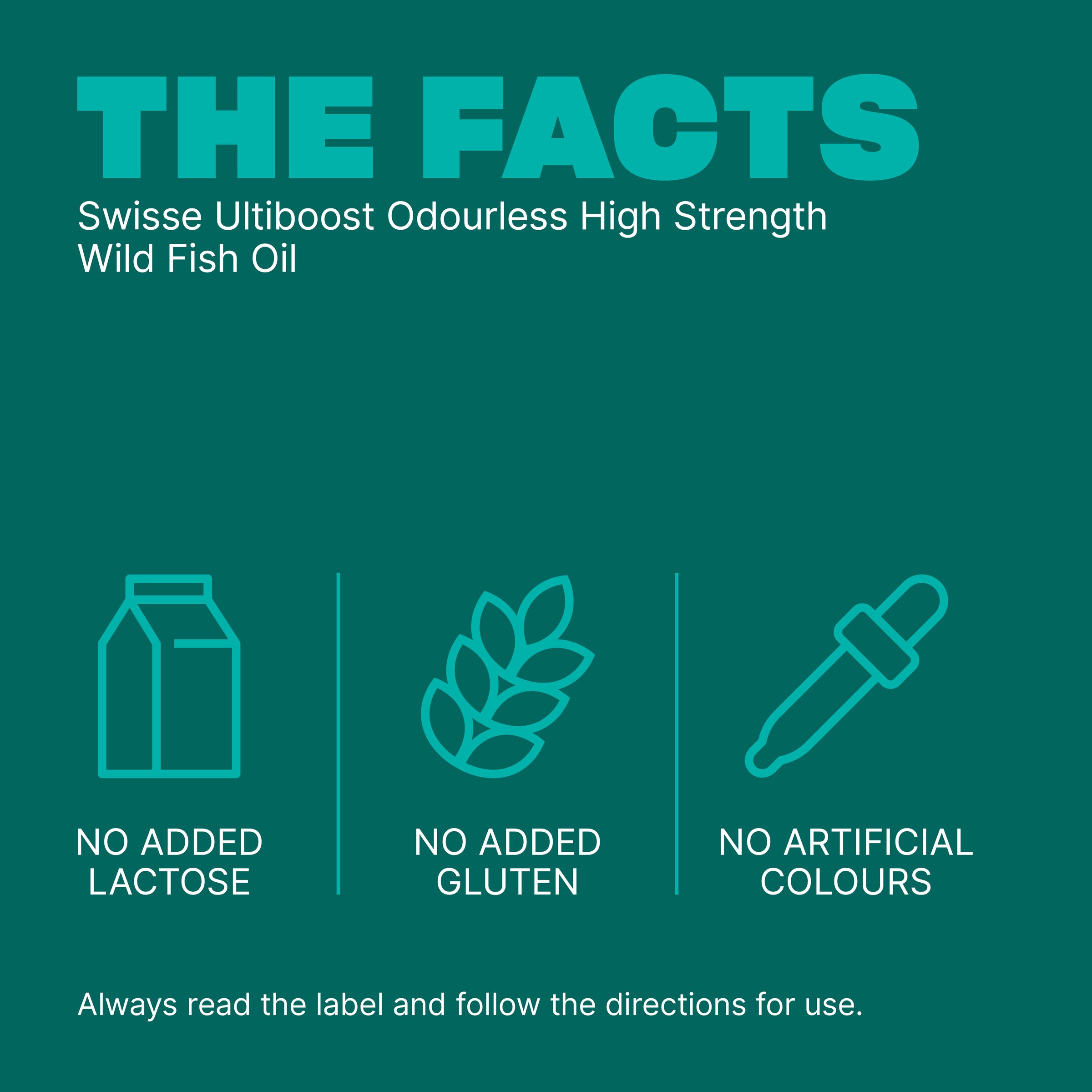 Swisse Ultiboost Odourless High Strength Wild Fish Oil 1500mg - 400 capsules - Image 5