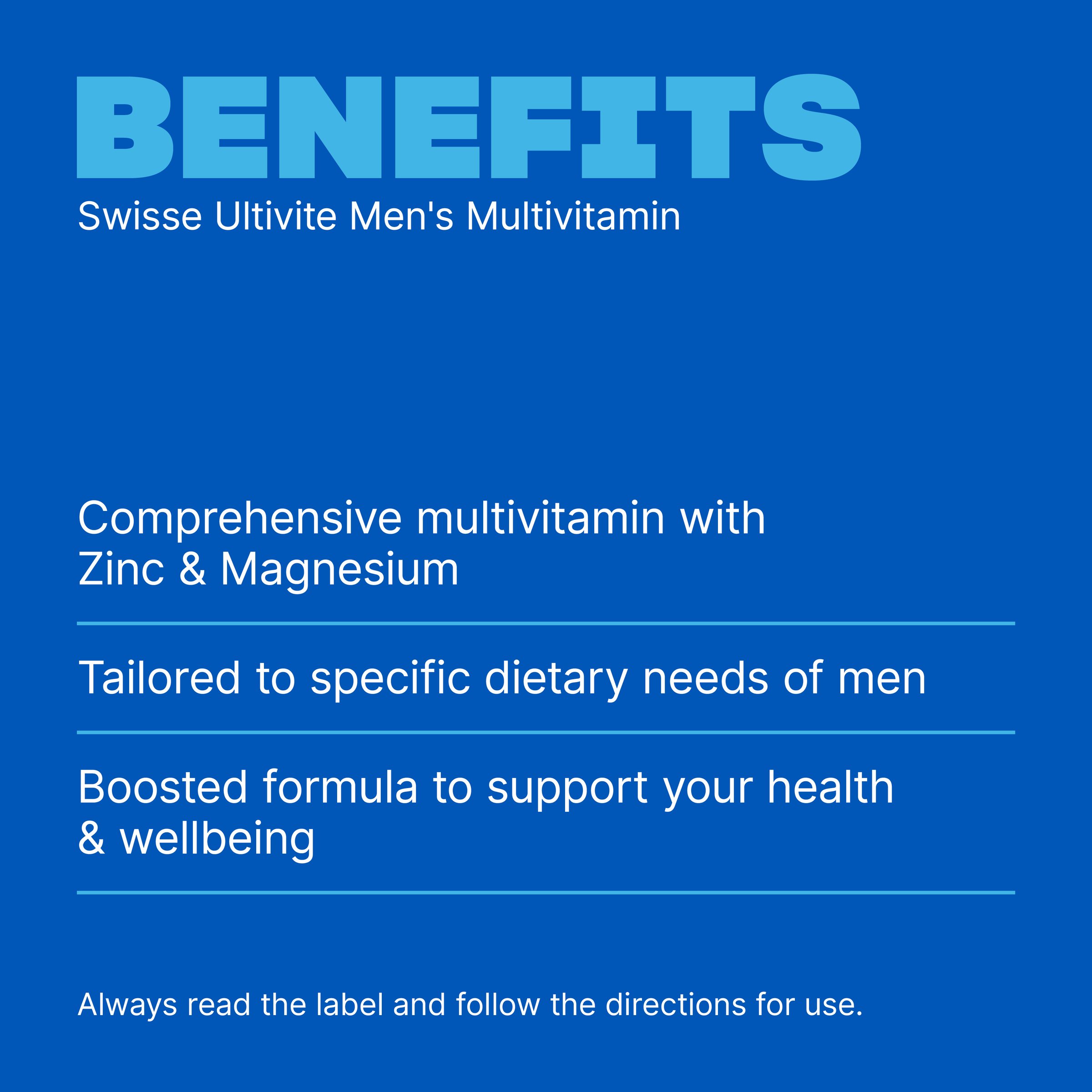 Swisse Ultivite Men's Multivitamin 120 tablets - Image 4