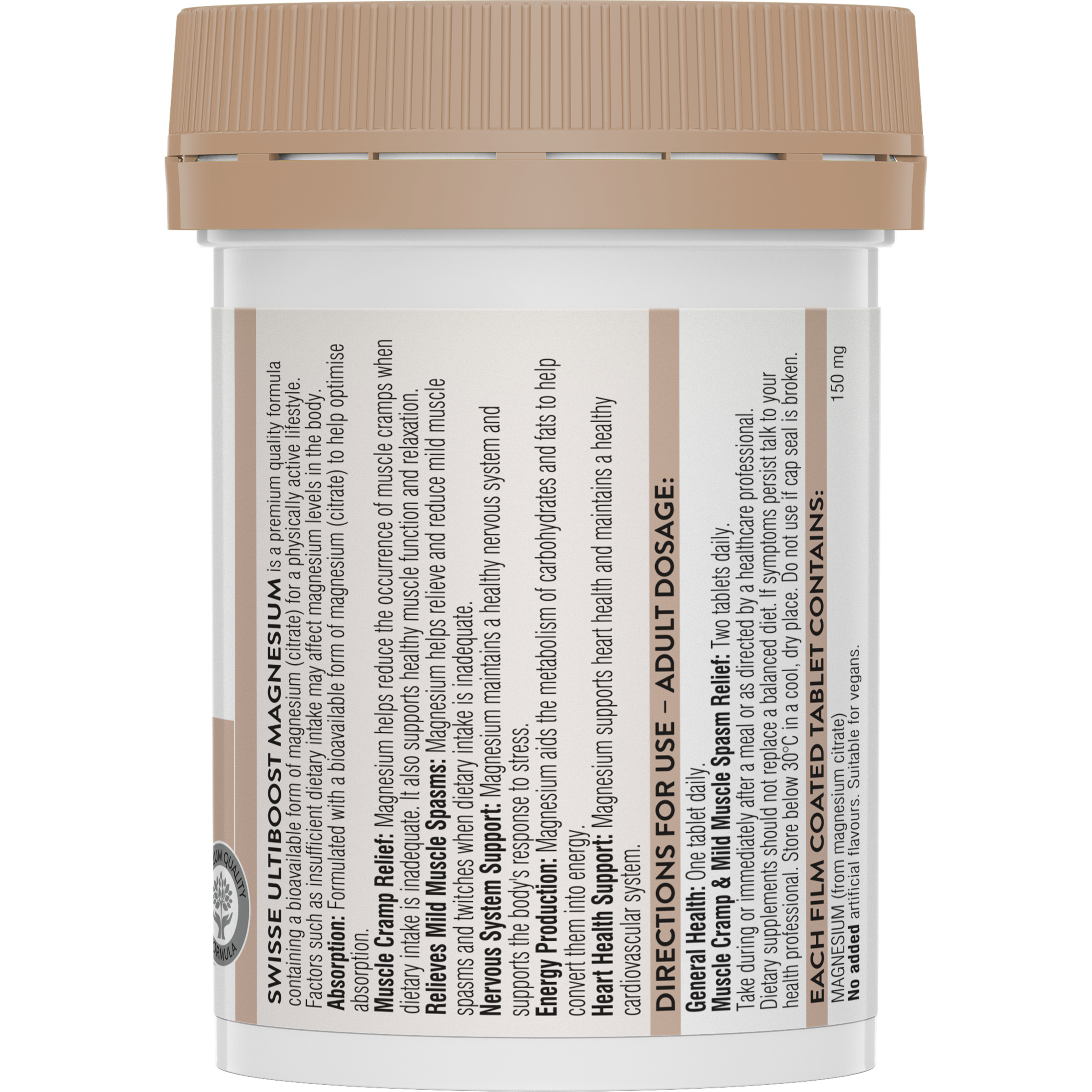 Swisse Ultiboost Magnesium 60 tablets - Image 2