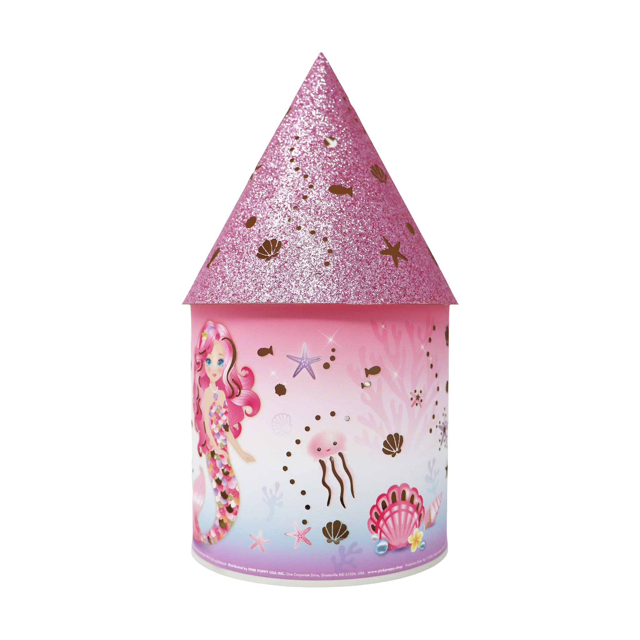 Pink Poppy Mermazing Mermaid Lantern 1 each - Image 4