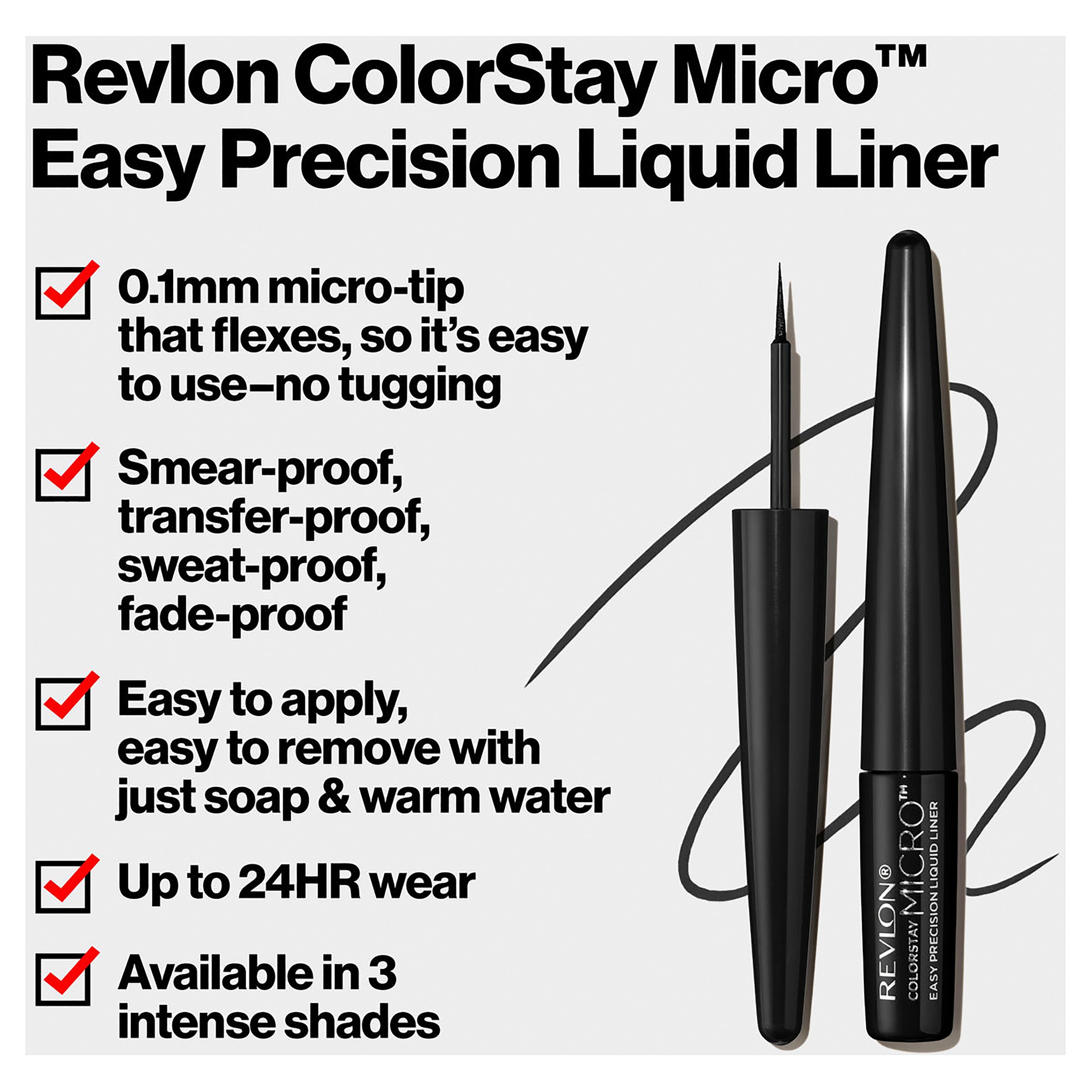 Revlon Colorstay Micro Liquid Liner - Shrink Black 1 each - Image 4