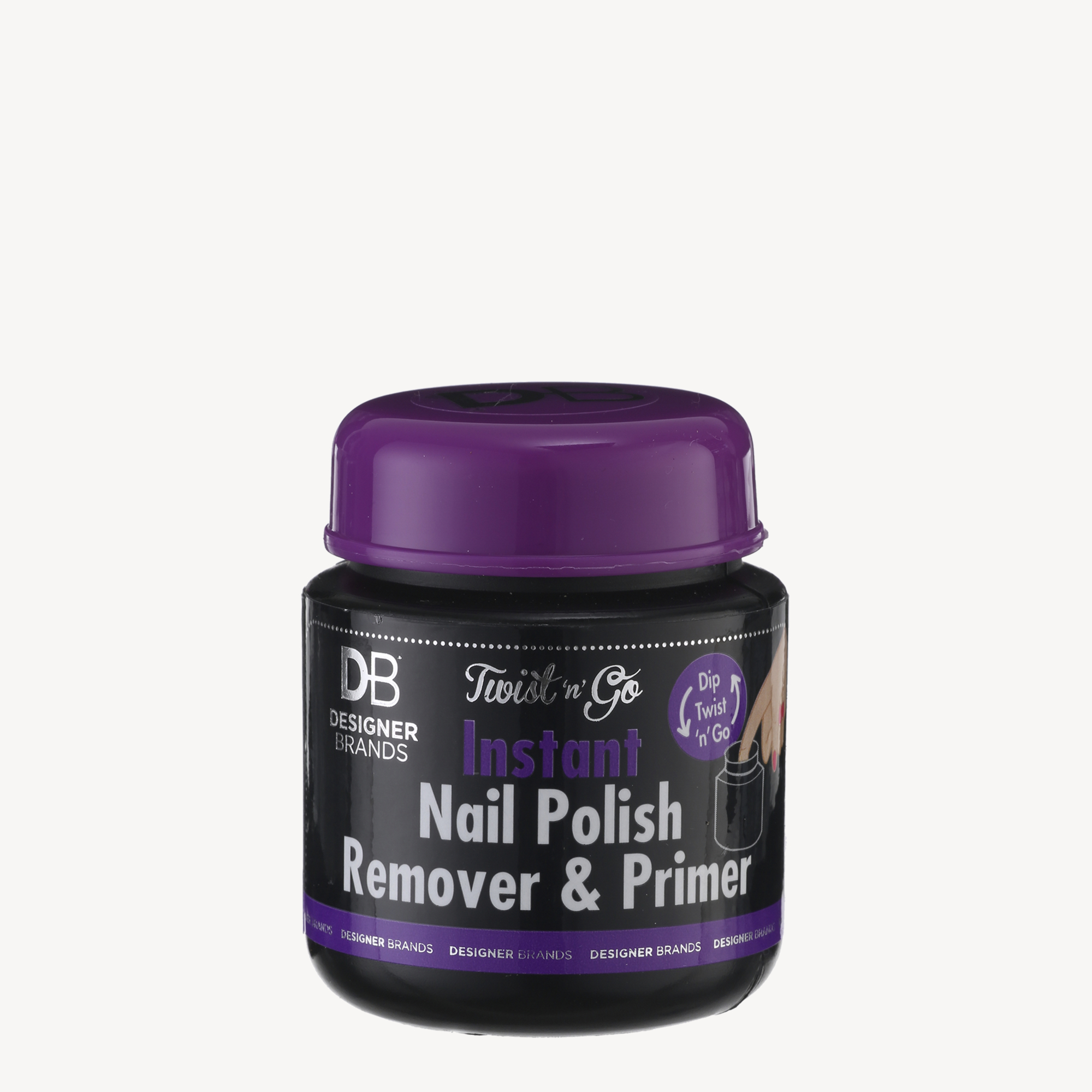 Designer Brands Nail Polish Remover & Primer Twist n Go 1 each