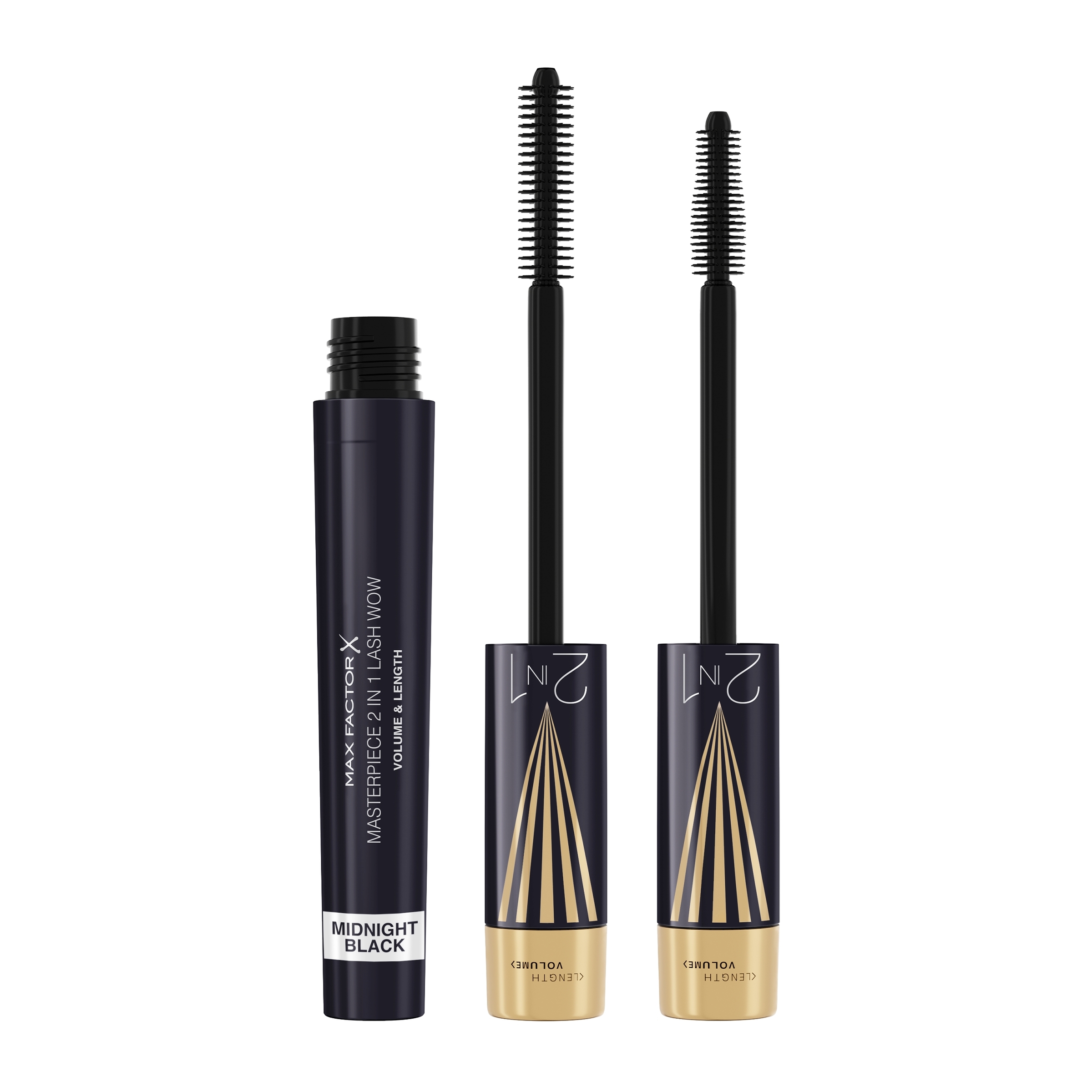 Max Factor Masterpiece 2-In-1 Lash Wow Shade Super Black 7ml - Image 1