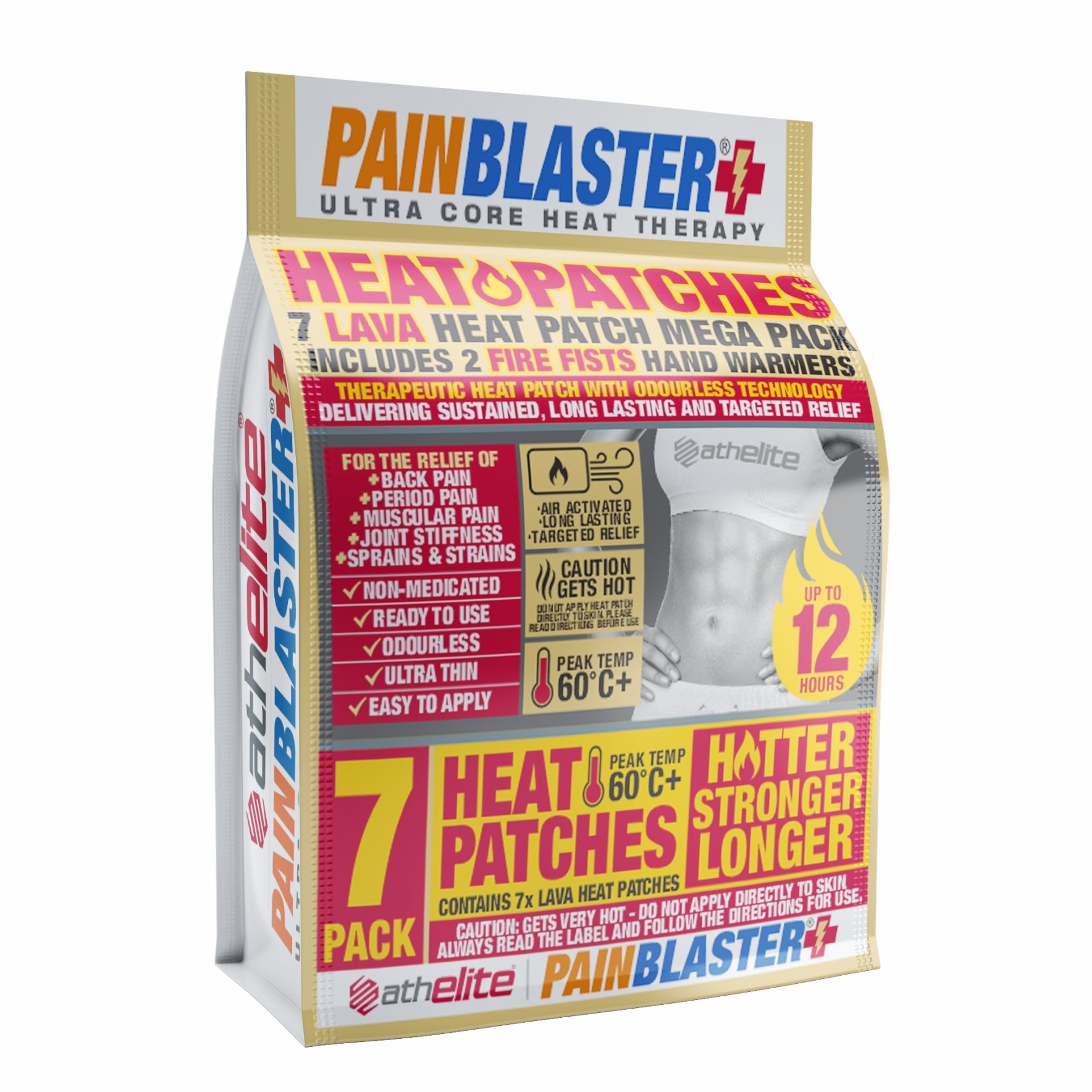 ATHELITE Heat Patches Regular 7 pack