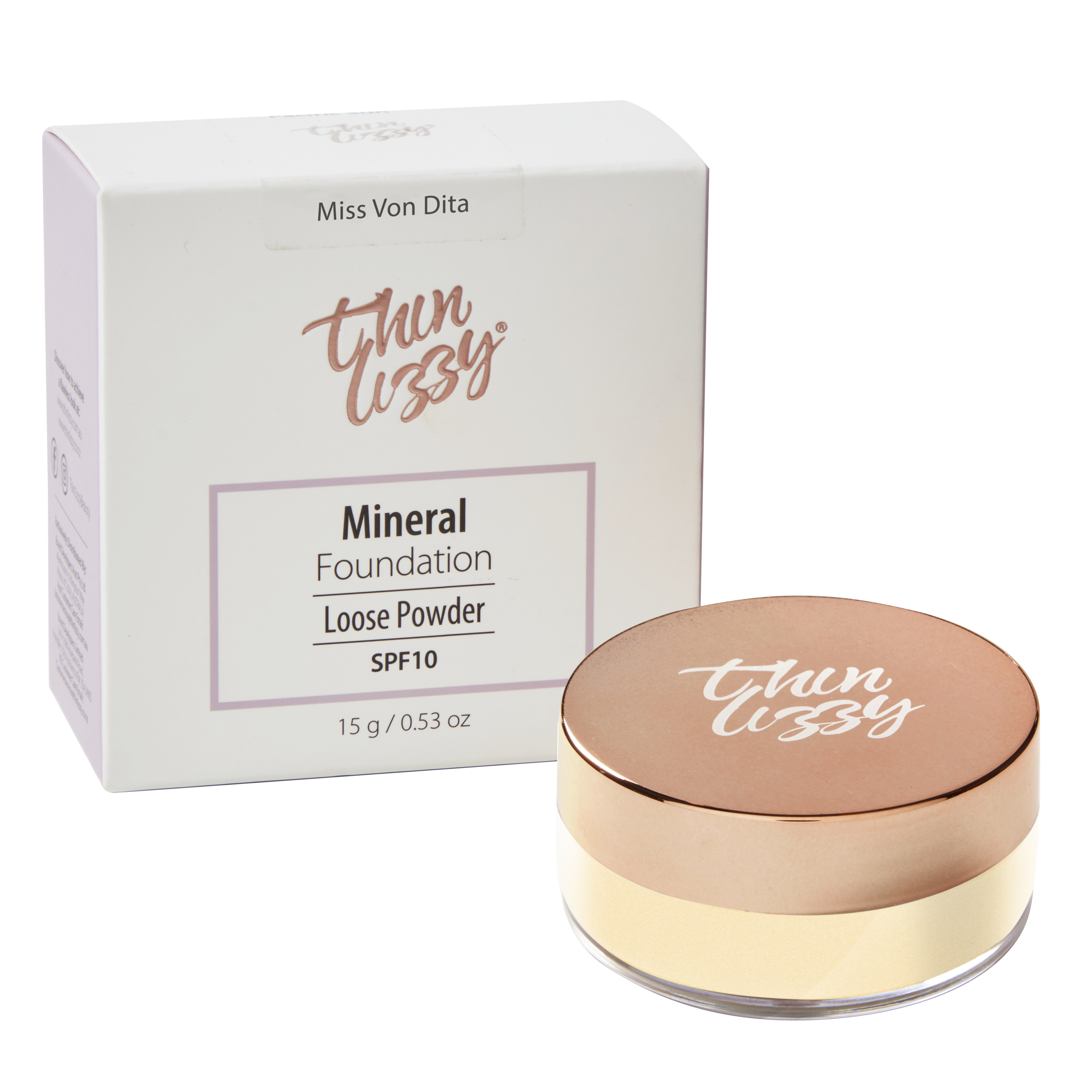 Thin Lizzy Loose Mineral Foundation Miss Von Dita 1 each - Image 1