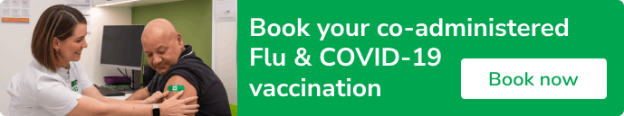 Book your co-administered Flu & COVID-19 vaccination now